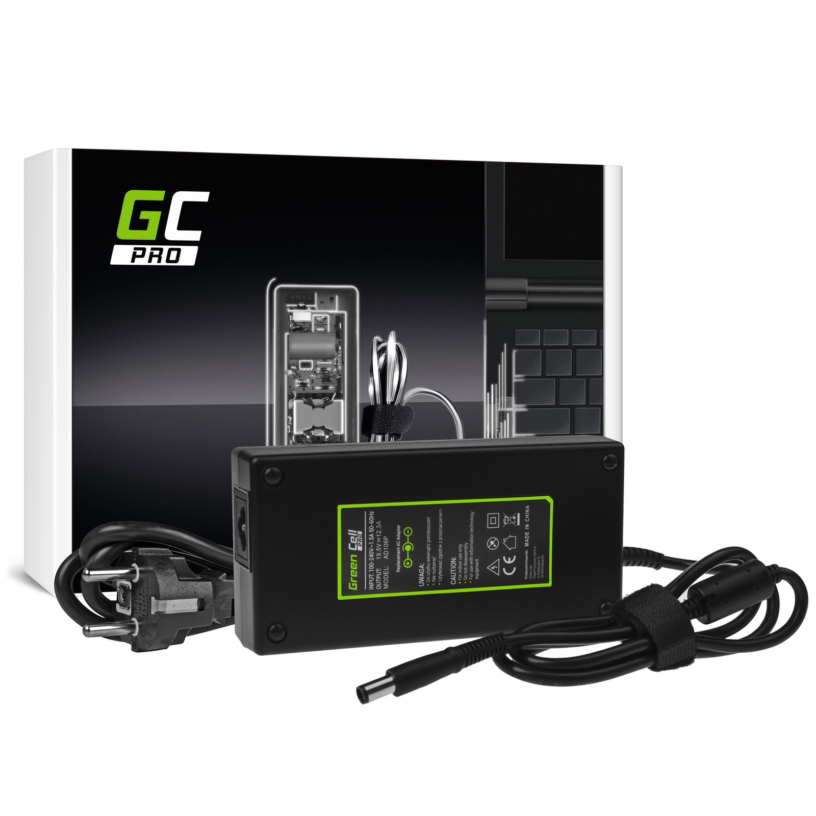 Greencell PRO Laptop Charger for Dell Precision M4700 M6800 19.5V 12.3A 240W