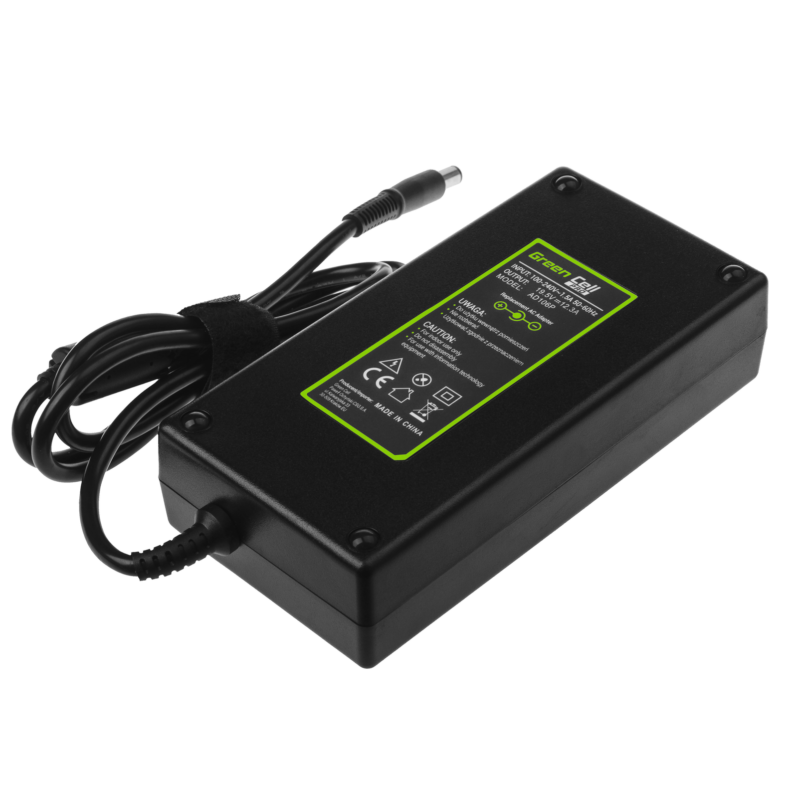 Greencell PRO Laptop Charger for Dell Precision M4700 M6800 19.5V 12.3A 240W