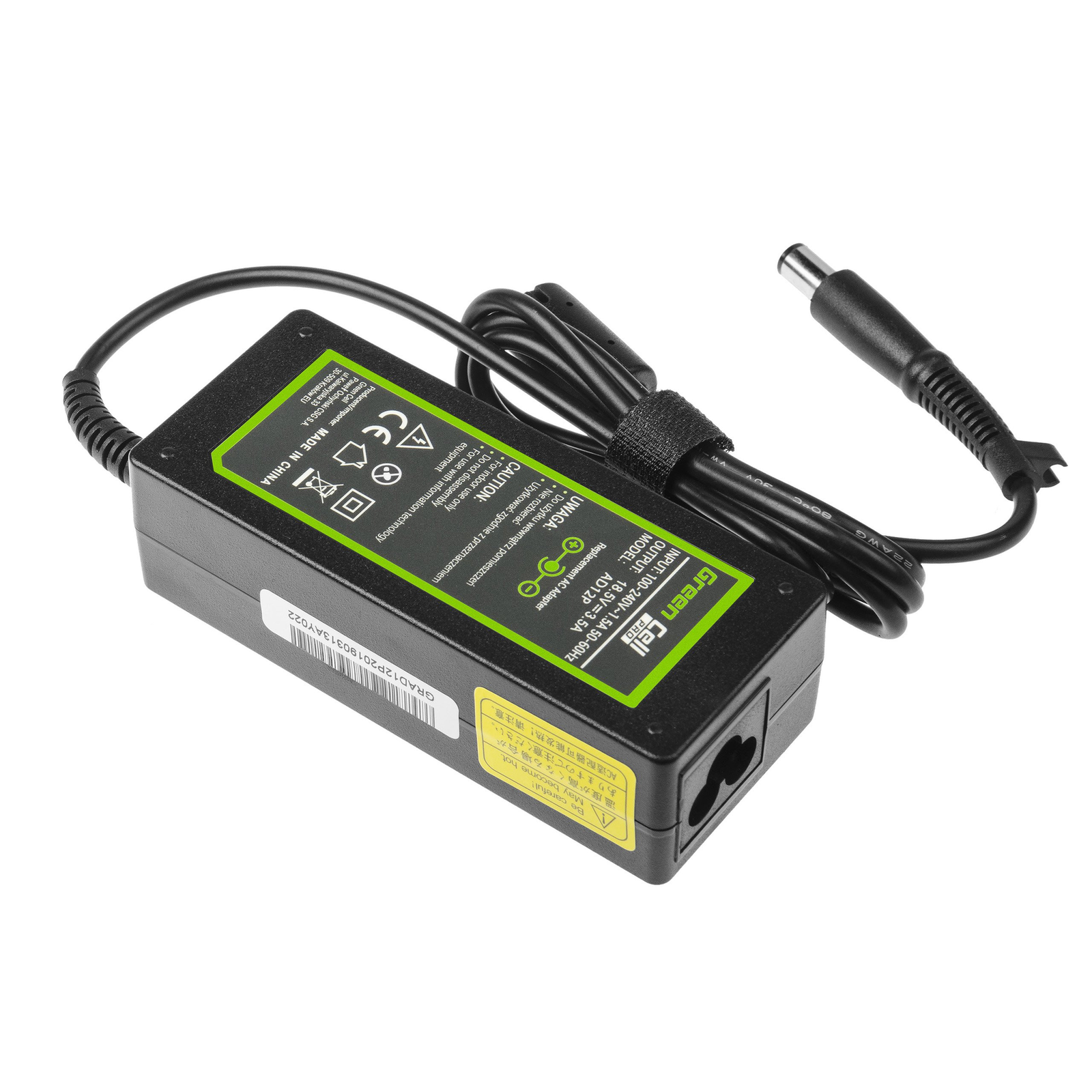 Greencell PRO Laptop Charger for HP 250 255 G1 ProBook 450 455 G2 20V 3.25A 65W