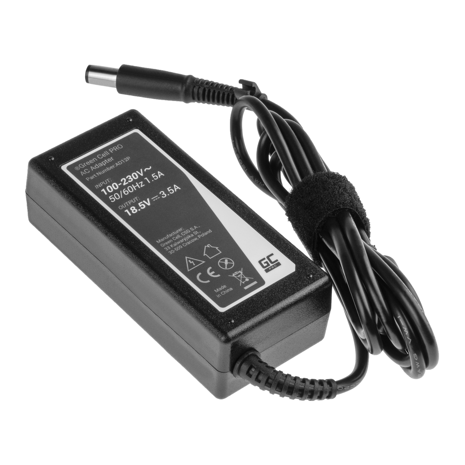 Greencell PRO Laptop Charger for HP 250 255 G1 ProBook 450 455 G2 20V 3.25A 65W