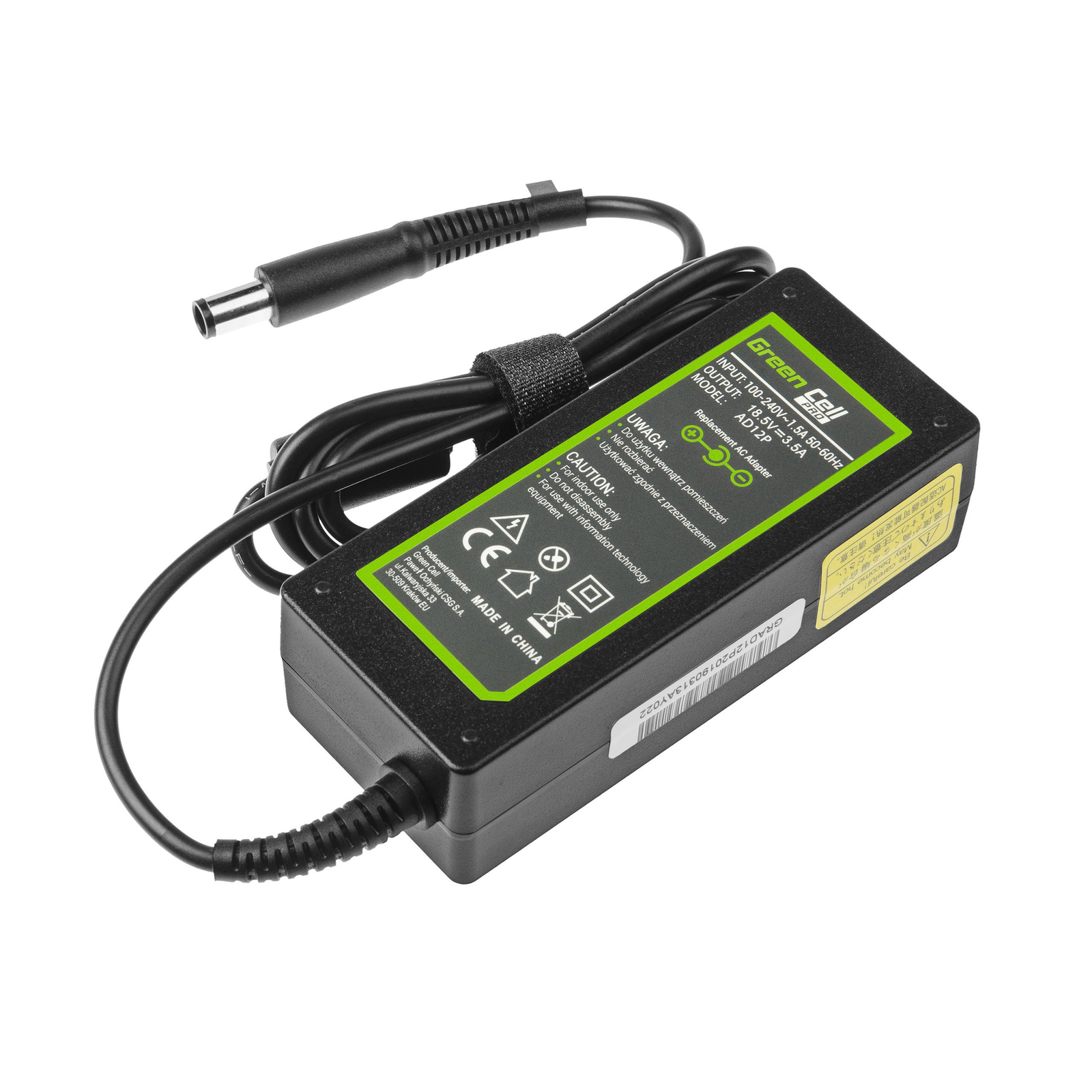 Greencell PRO Laptop Charger for HP 250 255 G1 ProBook 450 455 G2 20V 3.25A 65W