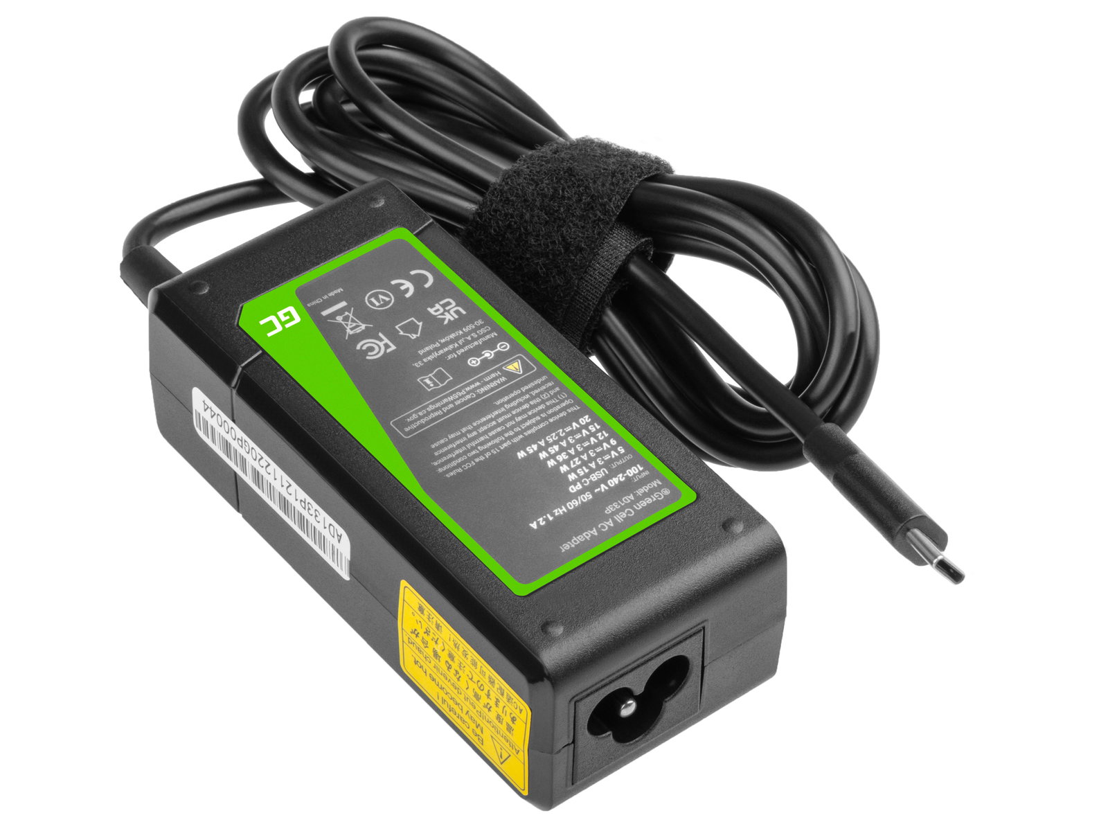 Greencell Universal PRO USB-C Charger for Laptops Tablets & Phones 45W