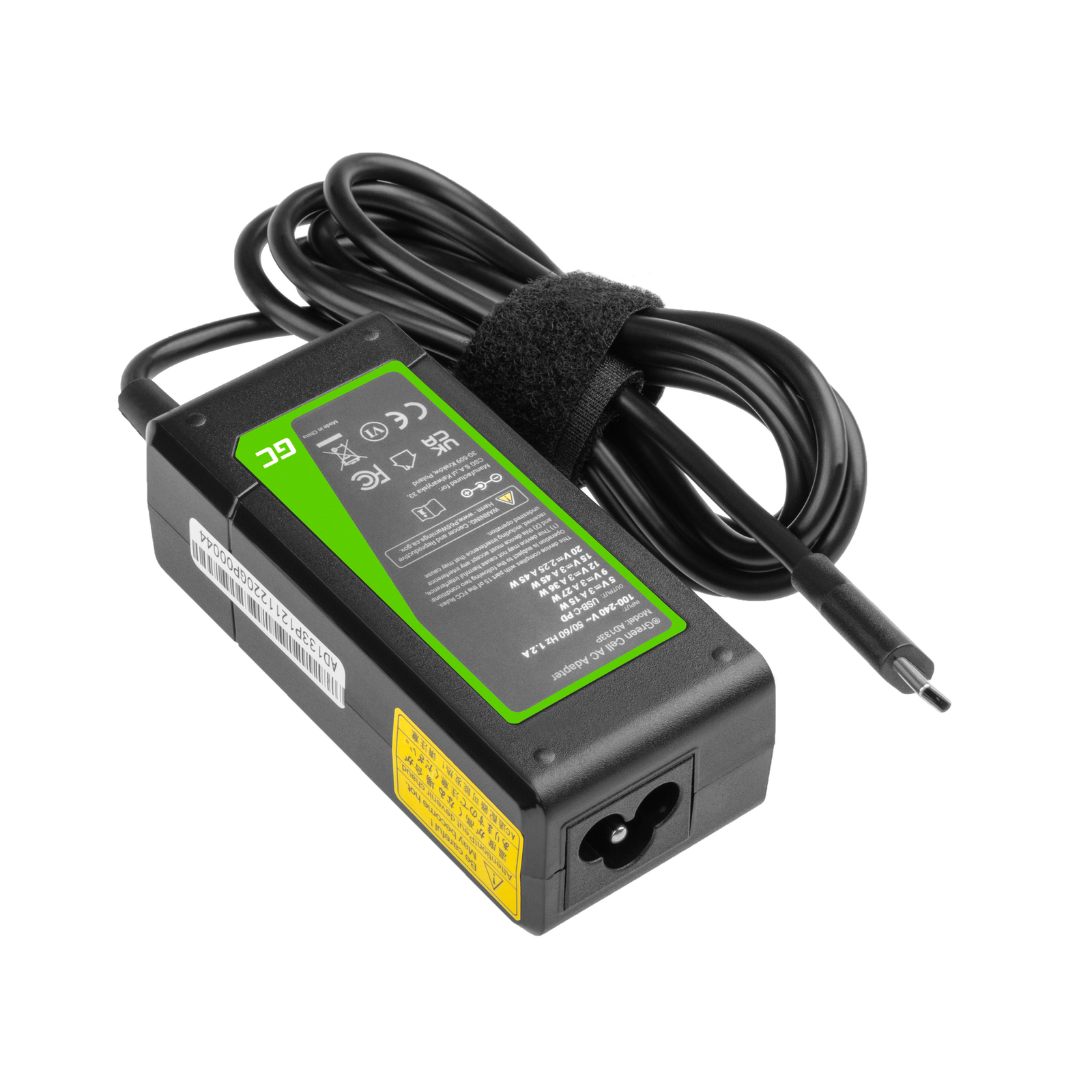 Greencell Universal PRO USB-C Charger for Laptops Tablets & Phones 45W