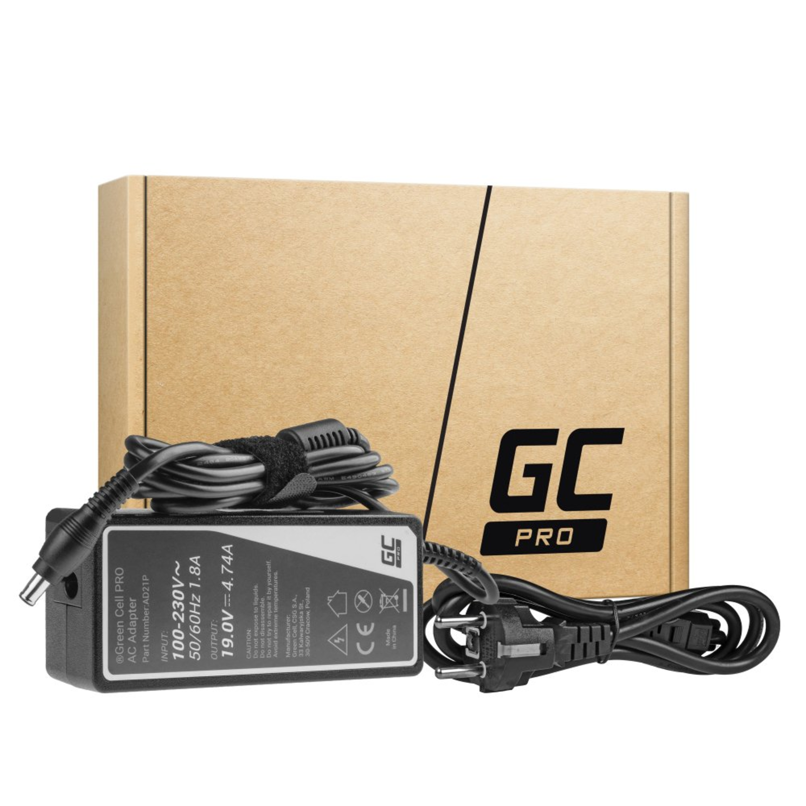 Greencell PRO Laptop Charger for Samsung 19V 4.74A 90W 5.5-3.0mm