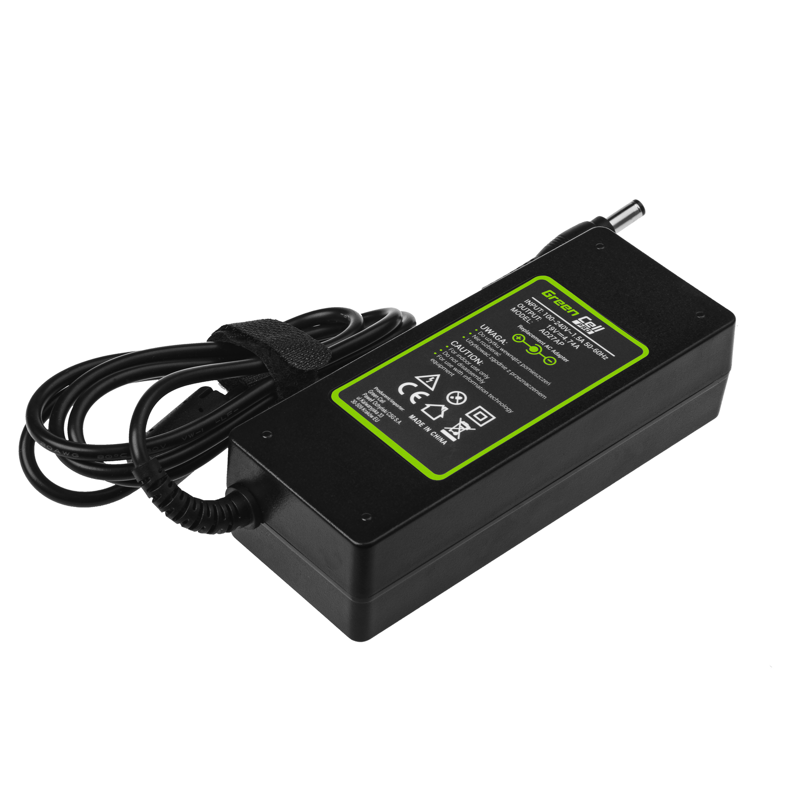 Greencell PRO Laptop Charger for Asus Toshiba Satellite 19V 4.74A 90W