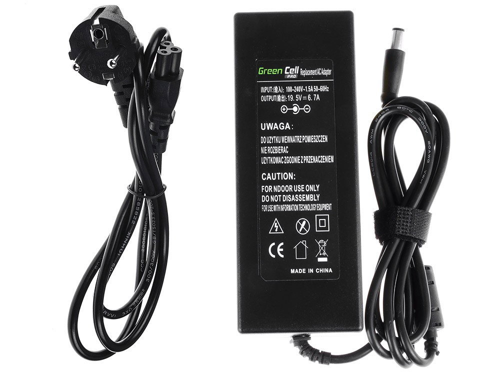 Greencell PRO Laptop Charger for Dell 19.5V 6.7A 130W