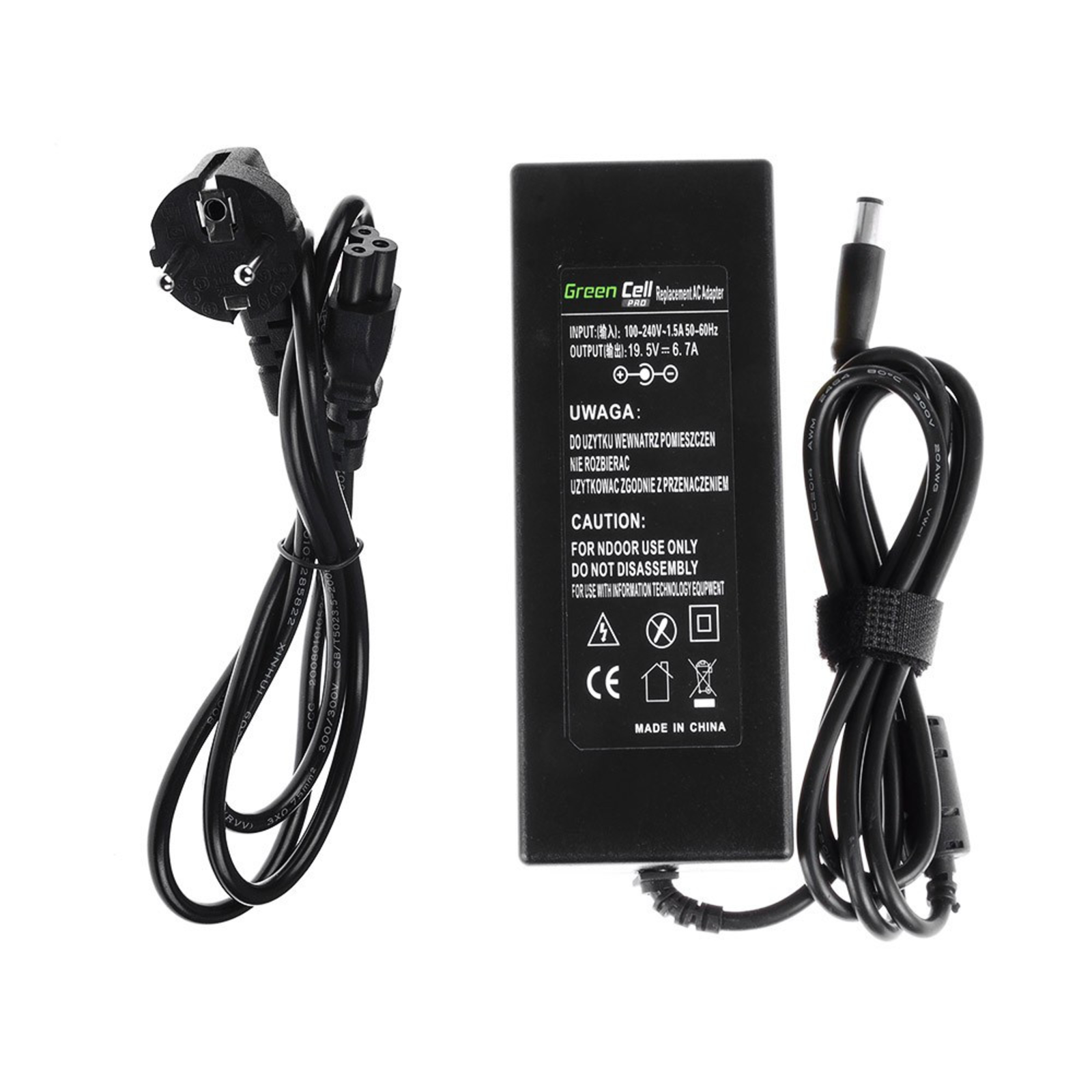 Greencell PRO Laptop Charger for Dell 19.5V 6.7A 130W