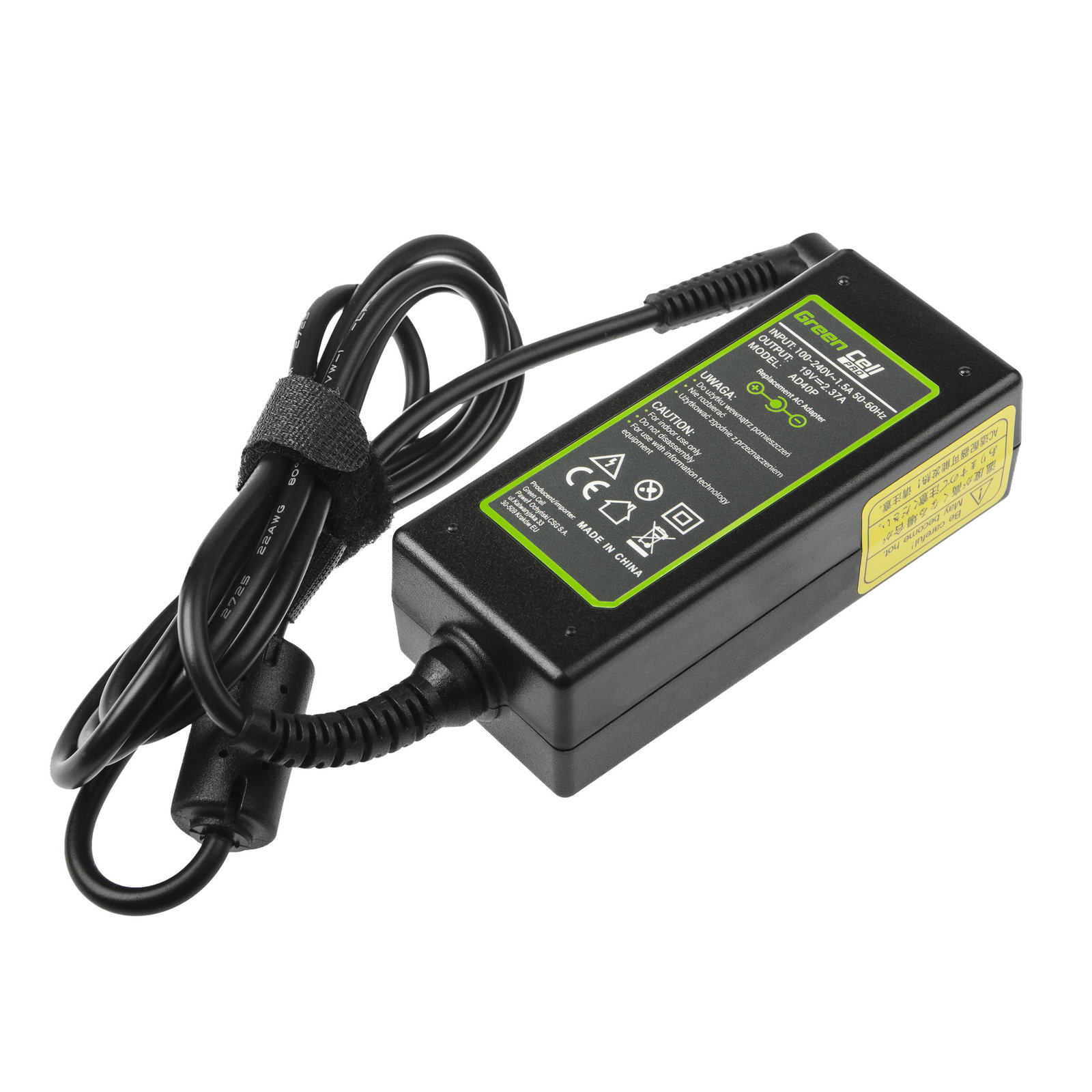 Greencell PRO Laptop Charger for Asus Vivobook ZenBook 19V 2.37A 45W