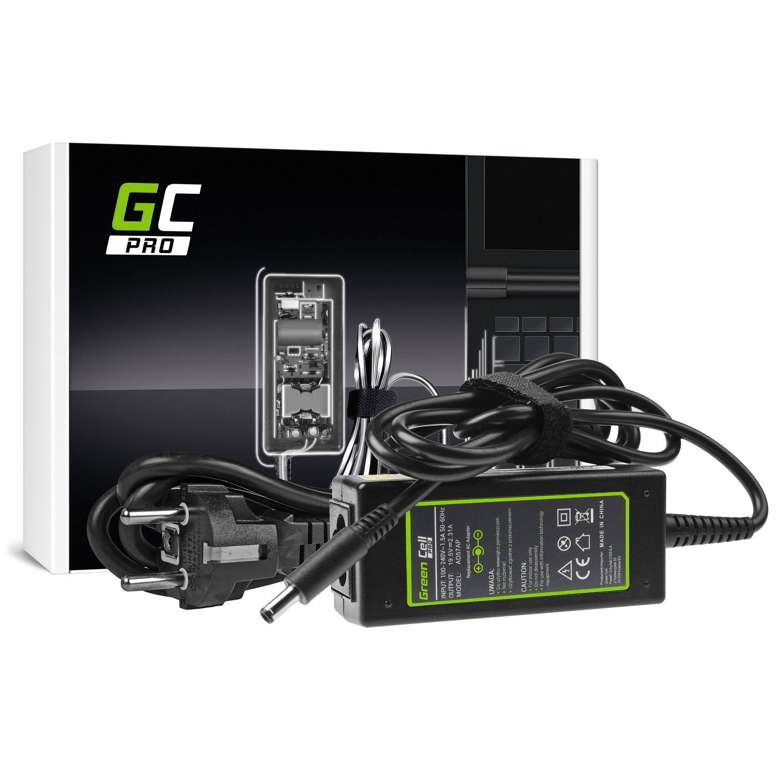 Greencell PRO Laptop Charger for Dell XPS 13 Inspiron 15 19.5V 2.31A 45W