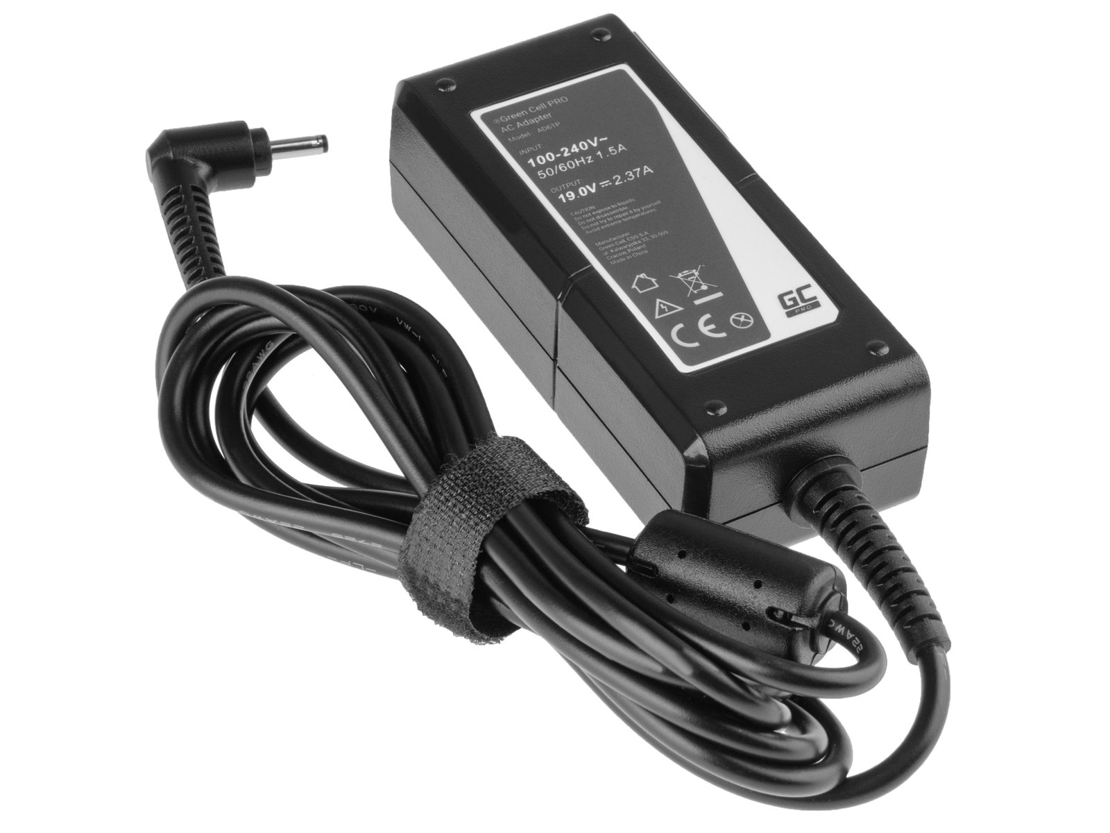 Greencell PRO Charger for Asus ZenBook Chromebook 19V 2.37A 45W