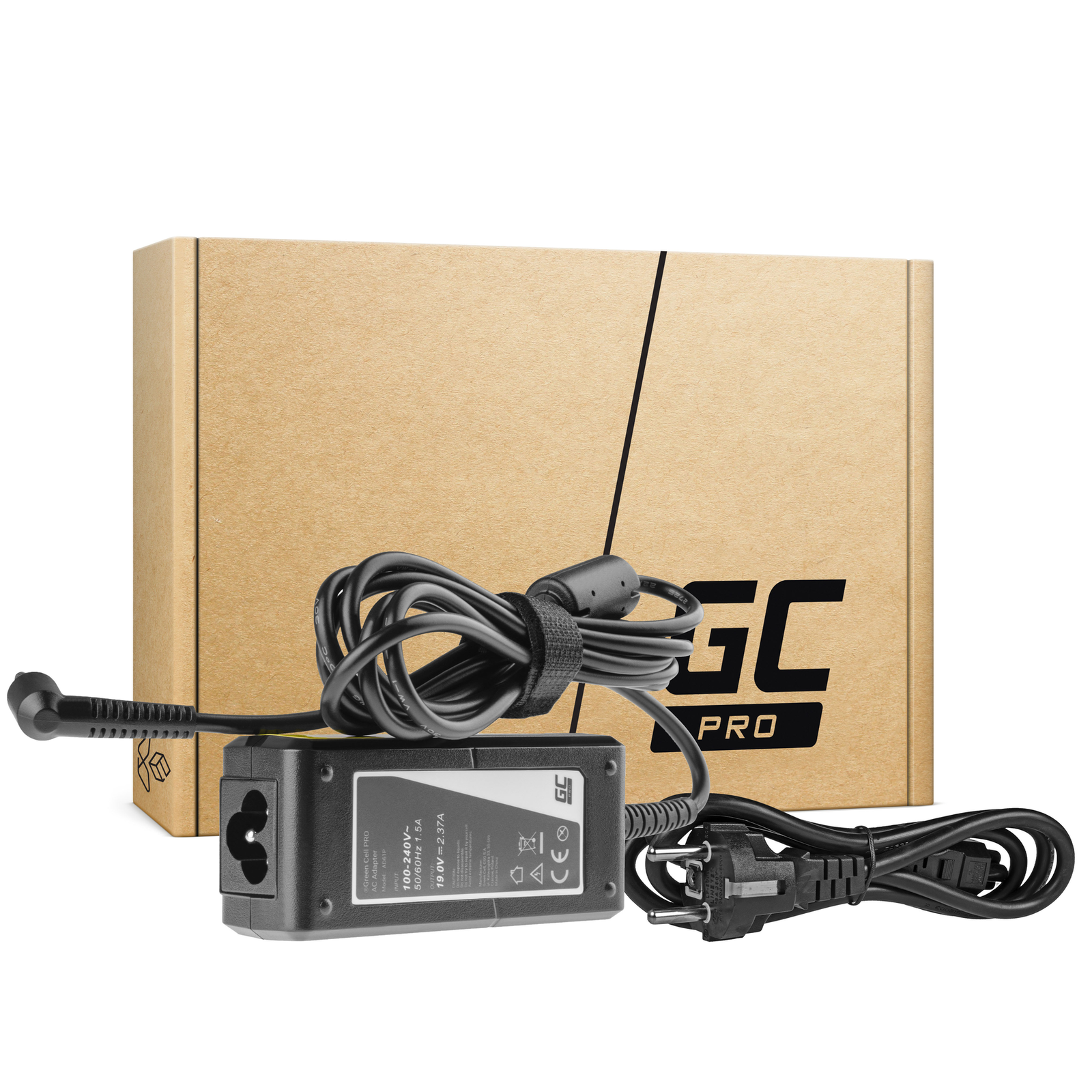 Greencell PRO Charger for Asus ZenBook Chromebook 19V 2.37A 45W