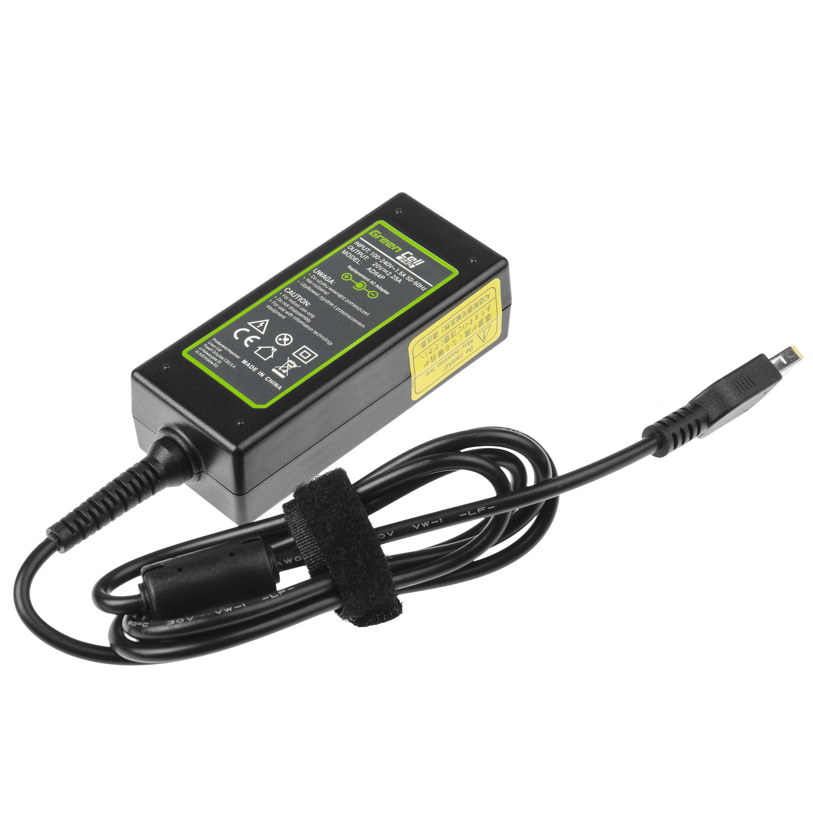 Greencell PRO Laptop Charger for Lenovo G50-Z50 20V 2.25A 45W