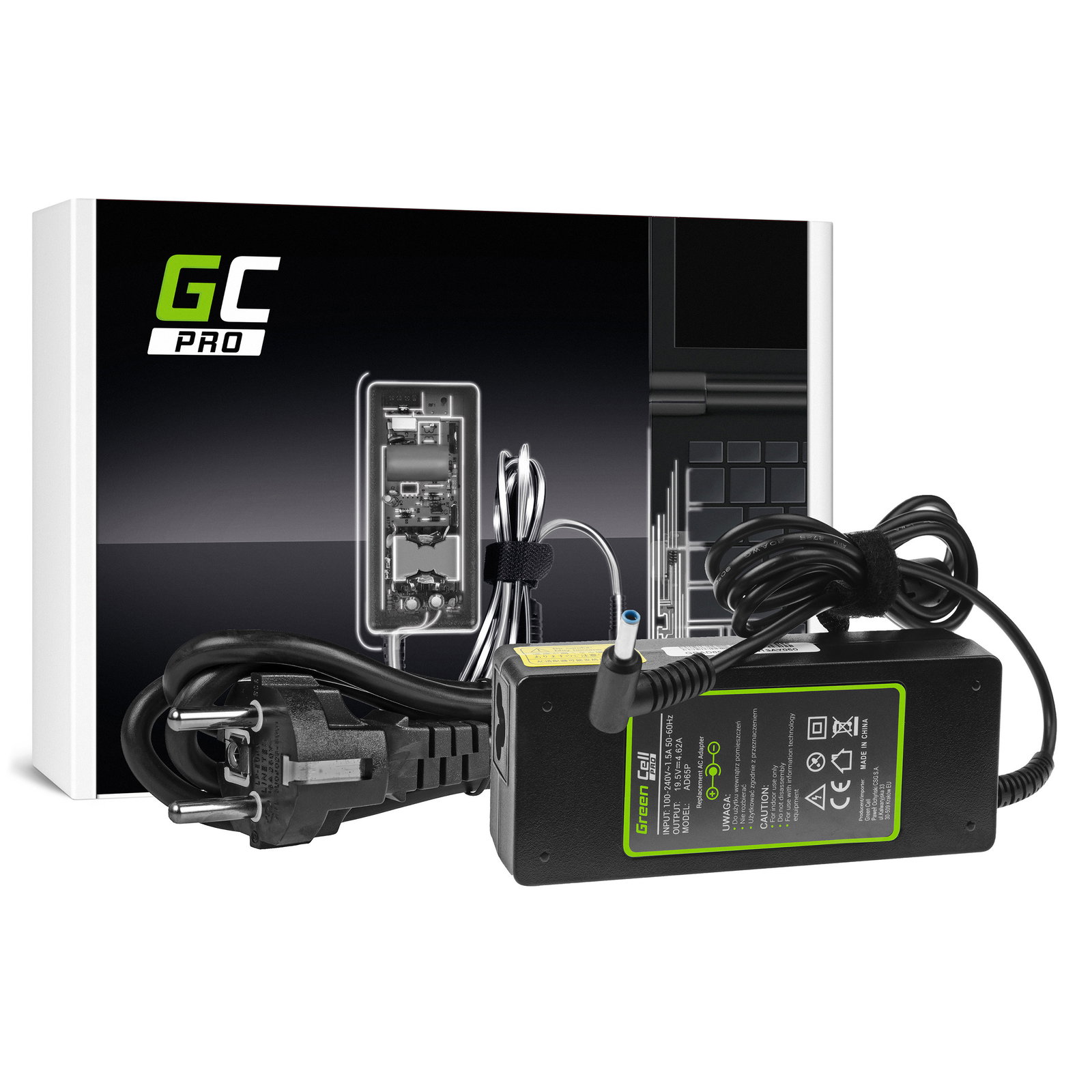 Greencell PRO Laptop Charger for HP 250 G2 ProBook 650 Pavilion - 19.5V - 4.62A 90W