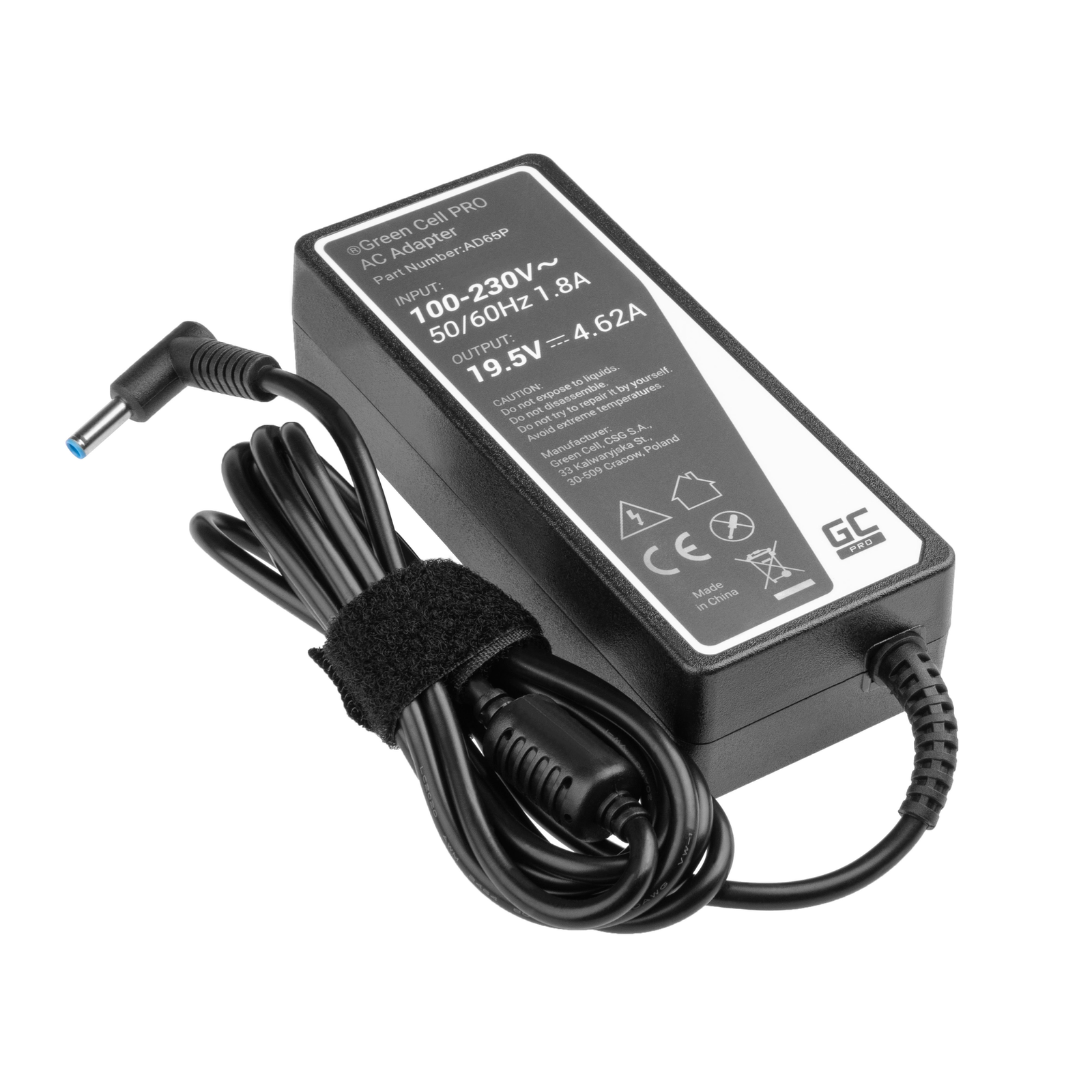 Greencell PRO Laptop Charger for HP 250 G2 ProBook 650 Pavilion - 19.5V - 4.62A 90W