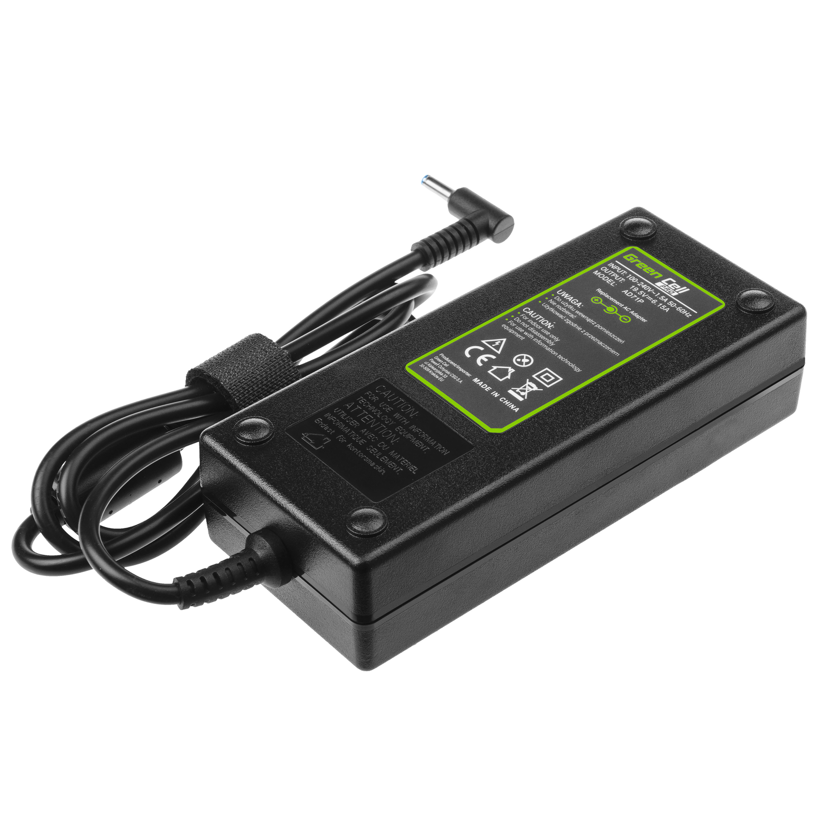 Greencell PRO Laptop Charger for HP Omen 15 17 HP Envy 19.5V 6.15A 120W
