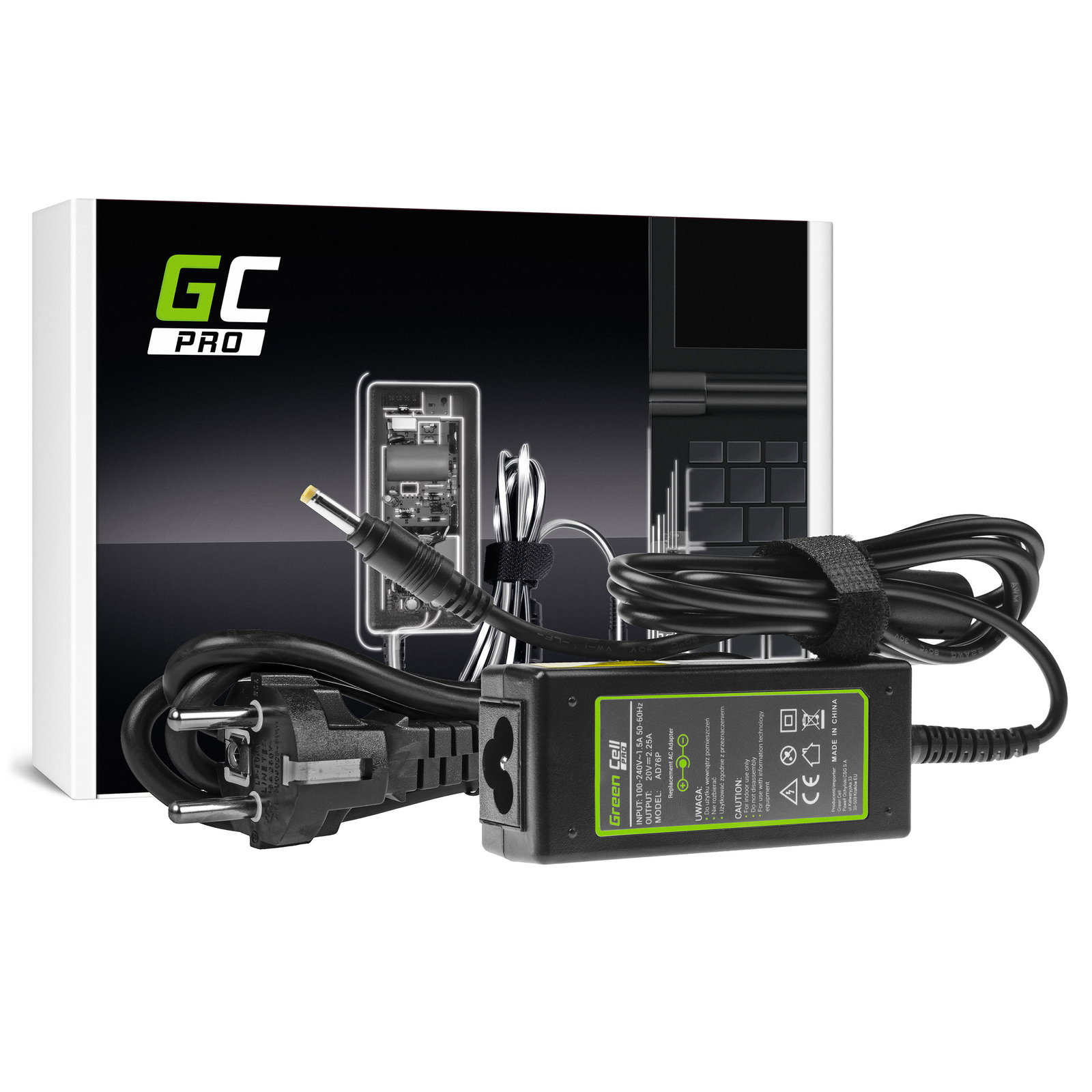 Greencell PRO Laptop Charger for Lenovo IdeaPad 100 Yoga 20V 2.25A 45W