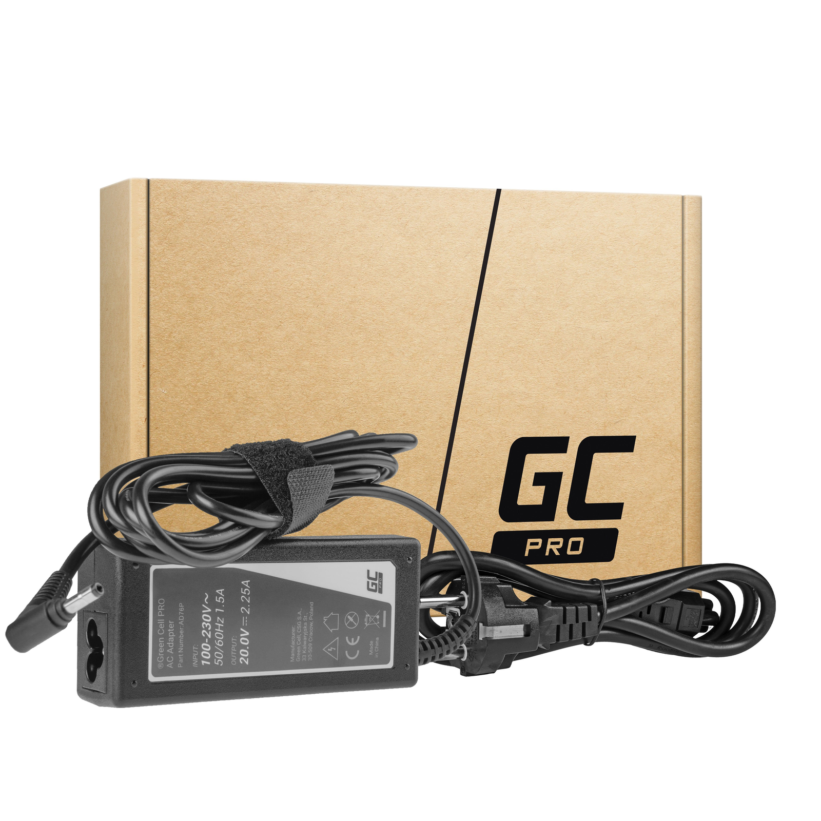 Greencell PRO Laptop Charger for Lenovo IdeaPad 100 Yoga 20V 2.25A 45W