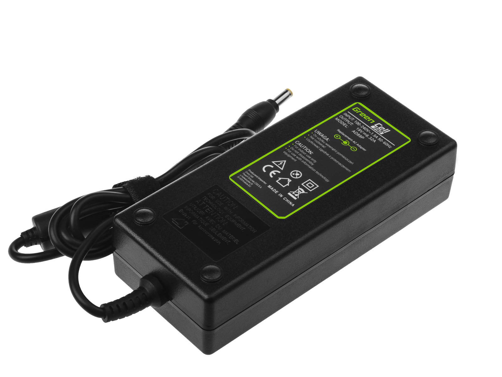 Greencell PRO Laptop Charger for Acer Aspire 7552G 7745G 7750G 19V 6.32A 120W