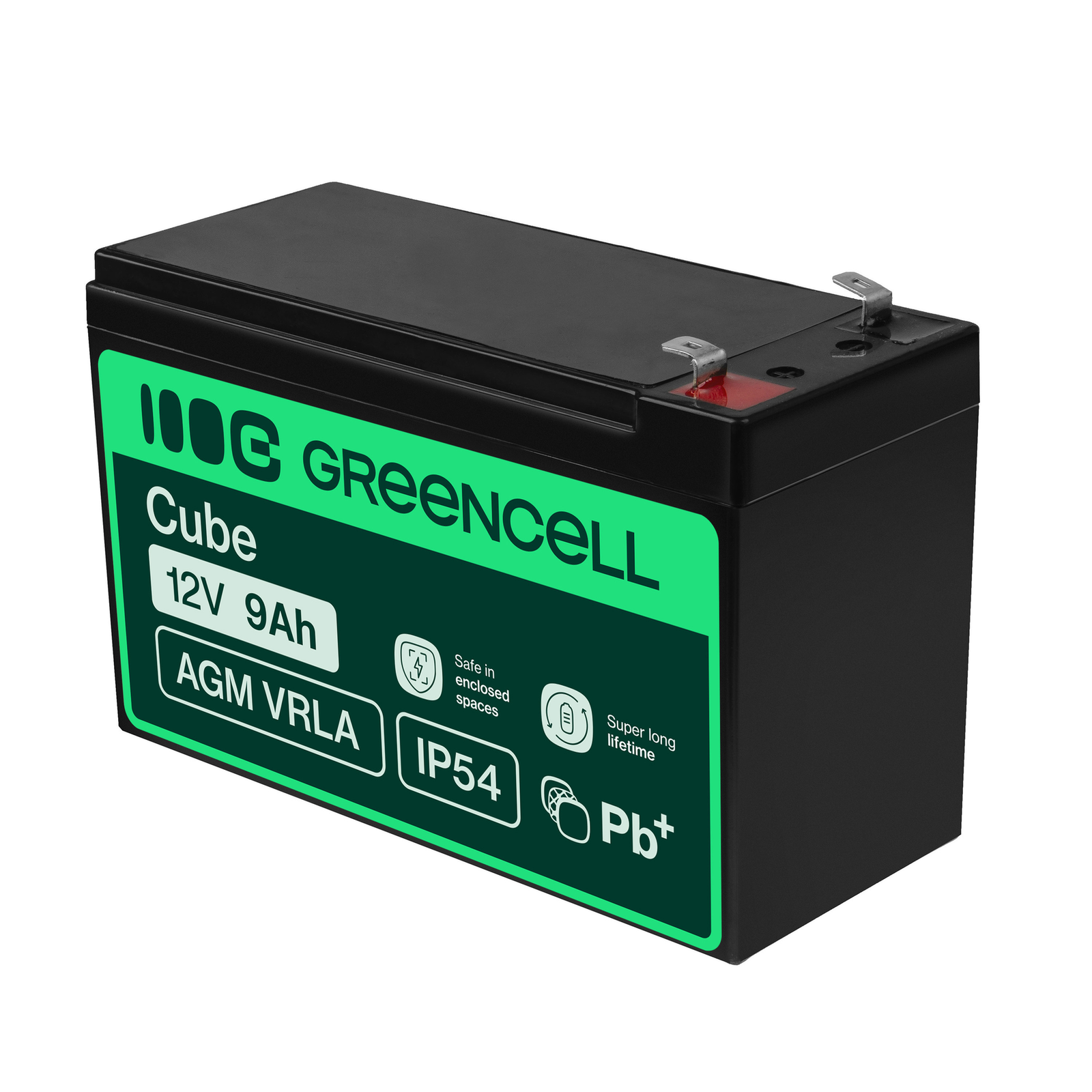 Greencell AGM Battery Lead Acid VRLA 12V 9Ah