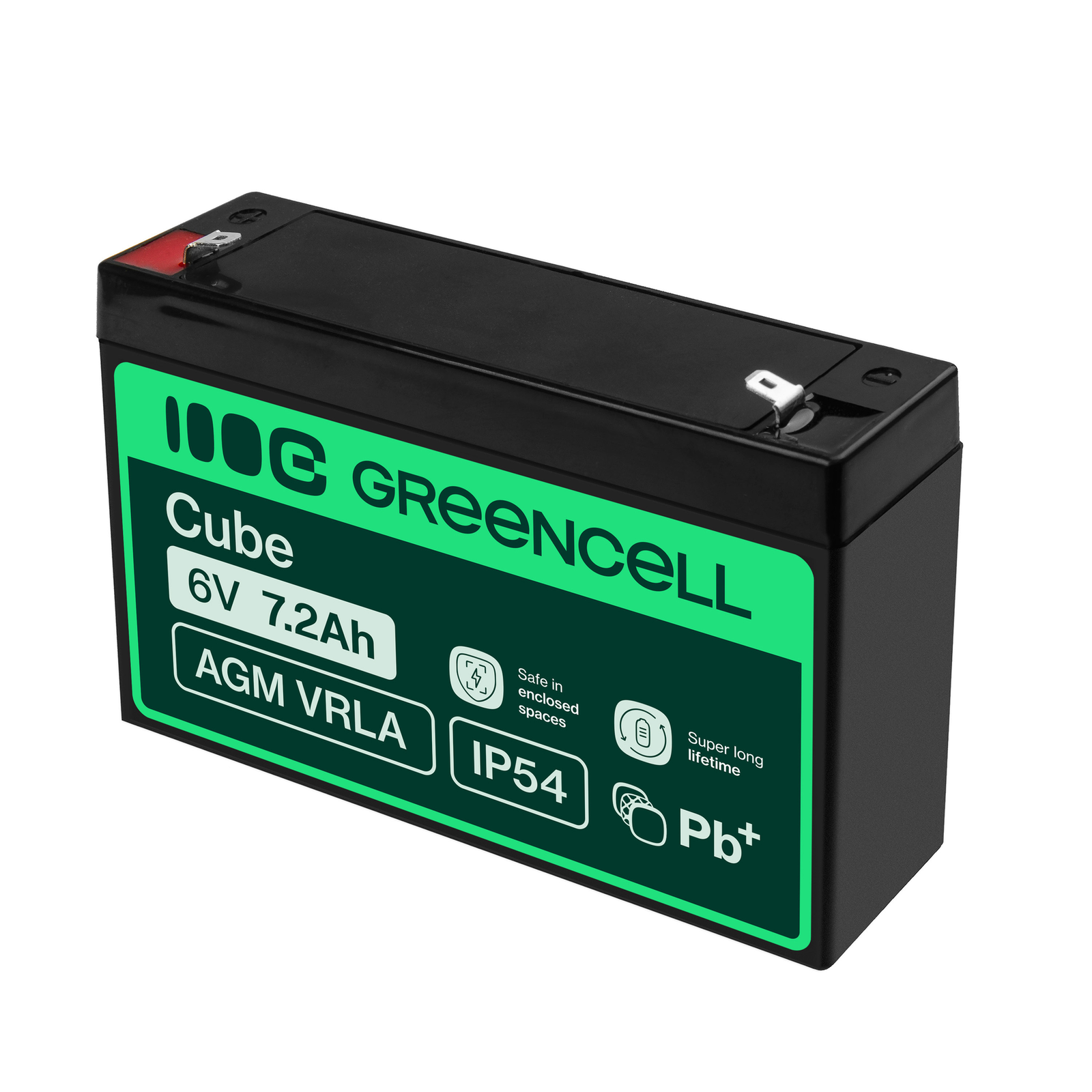 Greencell Battery Lead Acid 7.2 Ah