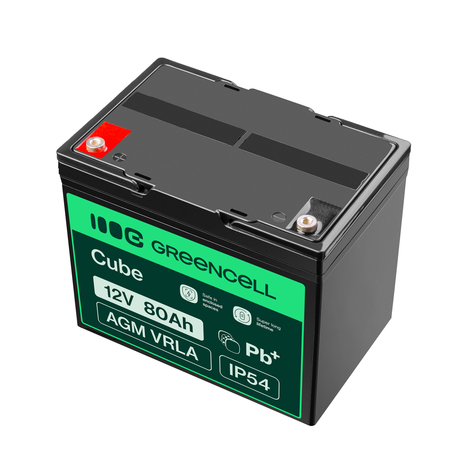 Greencell AGM Battery Lead Acid VRLA 6V 1.2Ah for Toys And Alarms