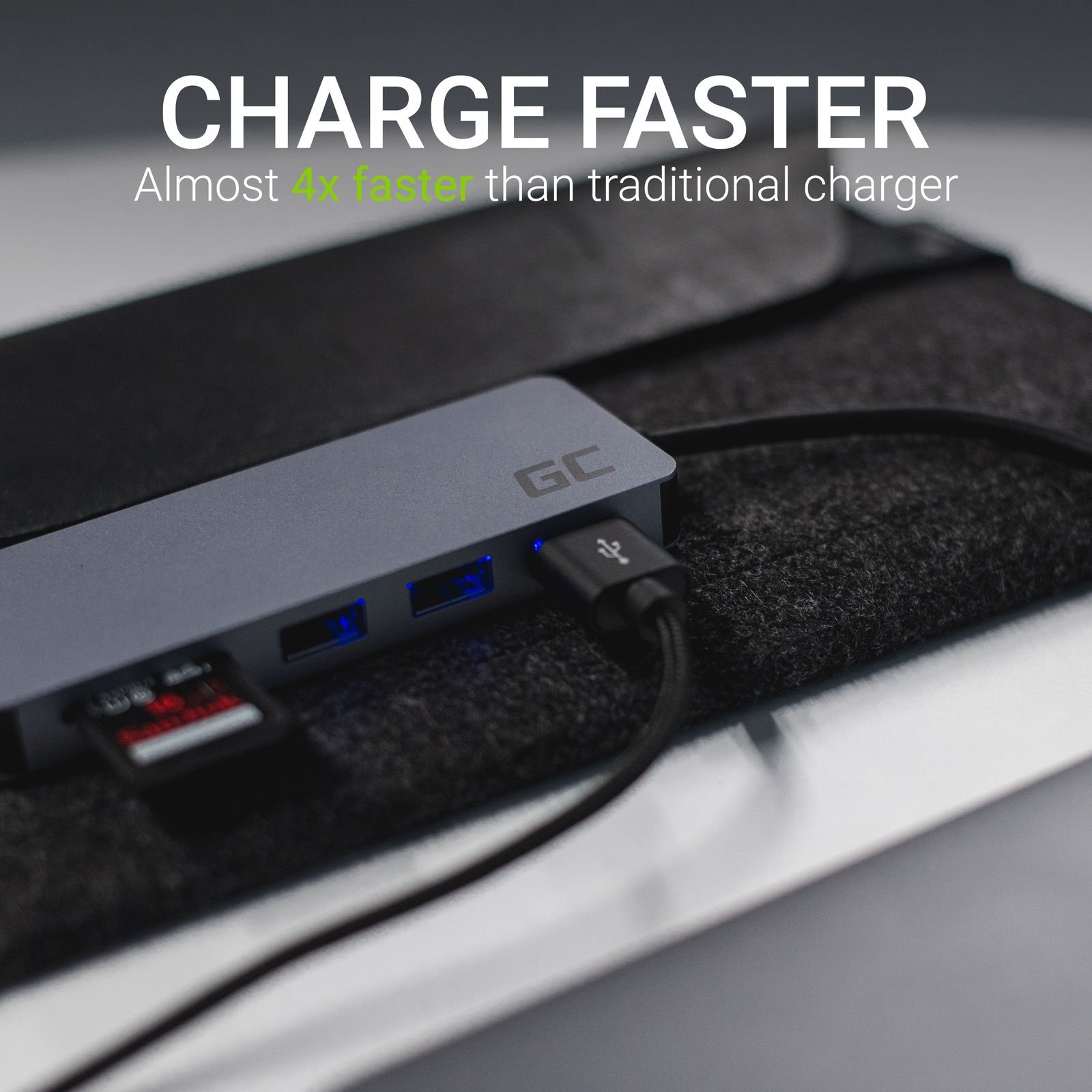 Greencell Docking Station HUB USB-C 4K Samsung DEX