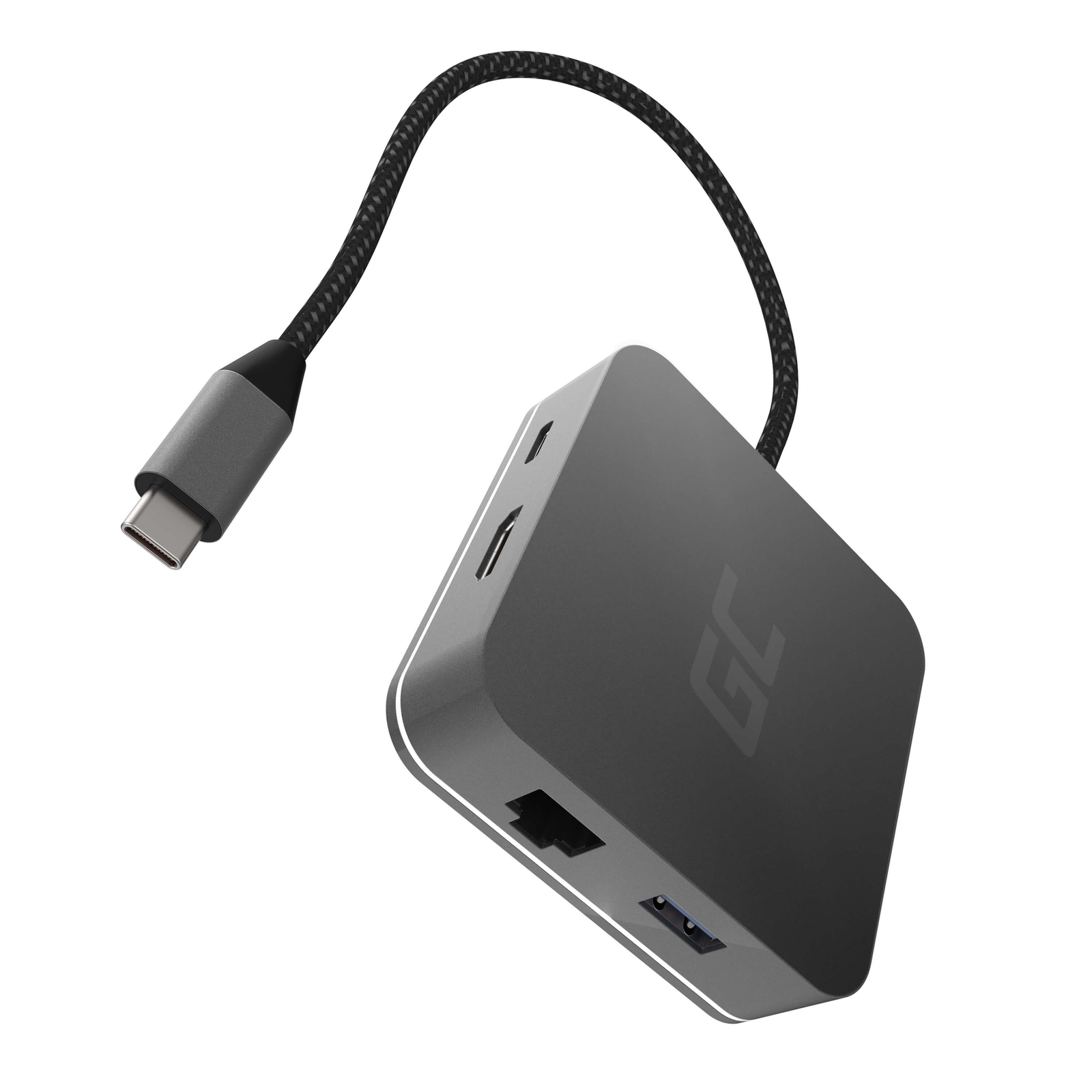 Greencell Dockingstation HUB 6in1 USB-A/C HDMI Lightning RJ45 Quickcharge