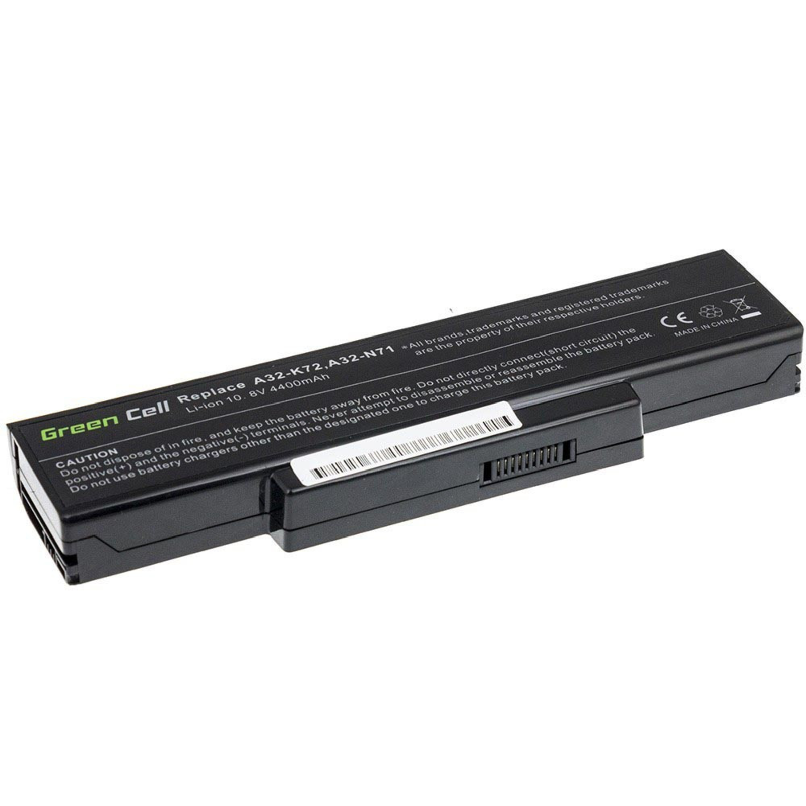 Greencell Laptop Battery for Asus A32 K72 11.1V 4400mAh
