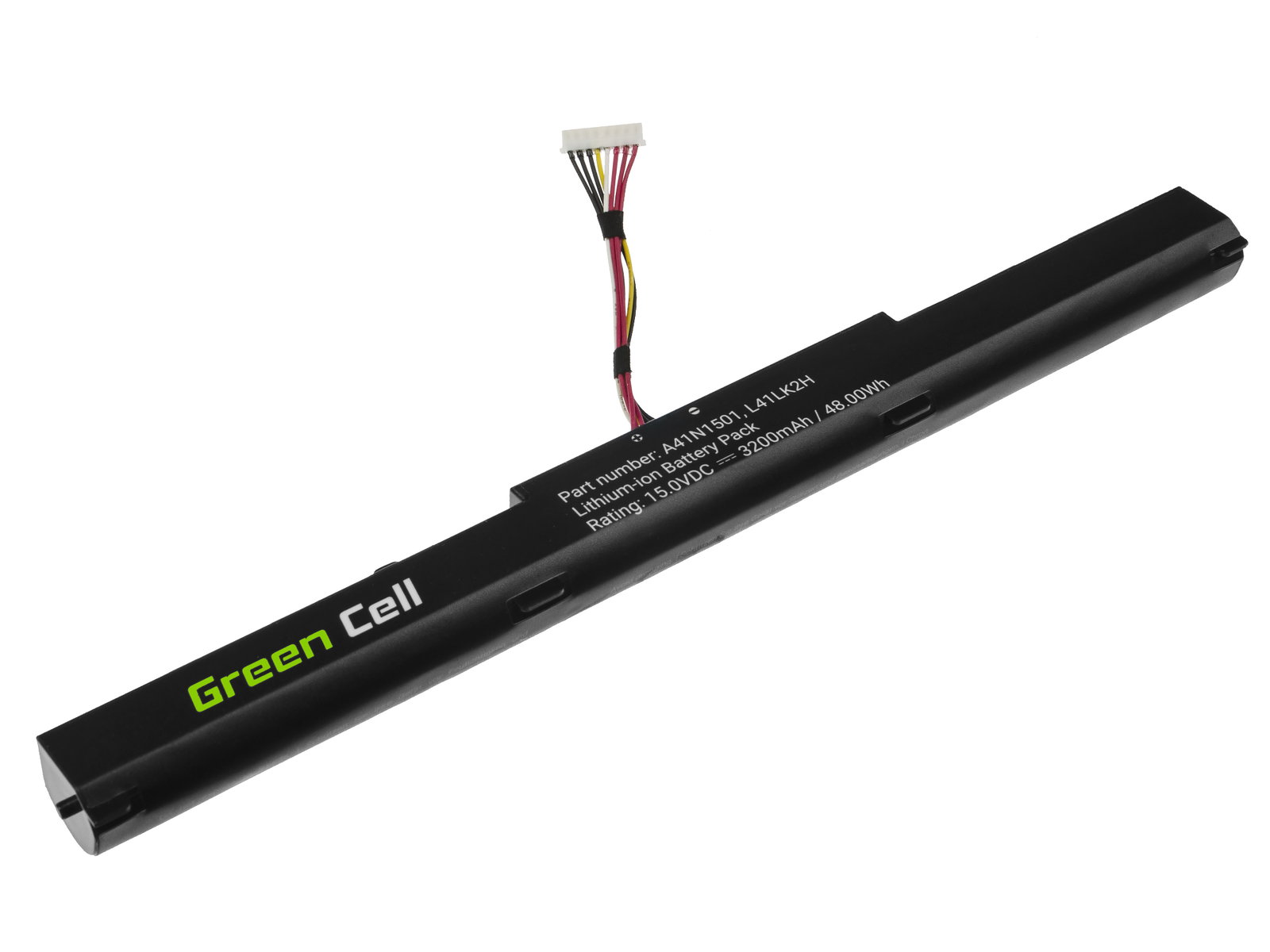 Greencell Laptop Battery A41N1501 for Asus ROG GL752 VivoBook Pro N552 15V 3200mAh