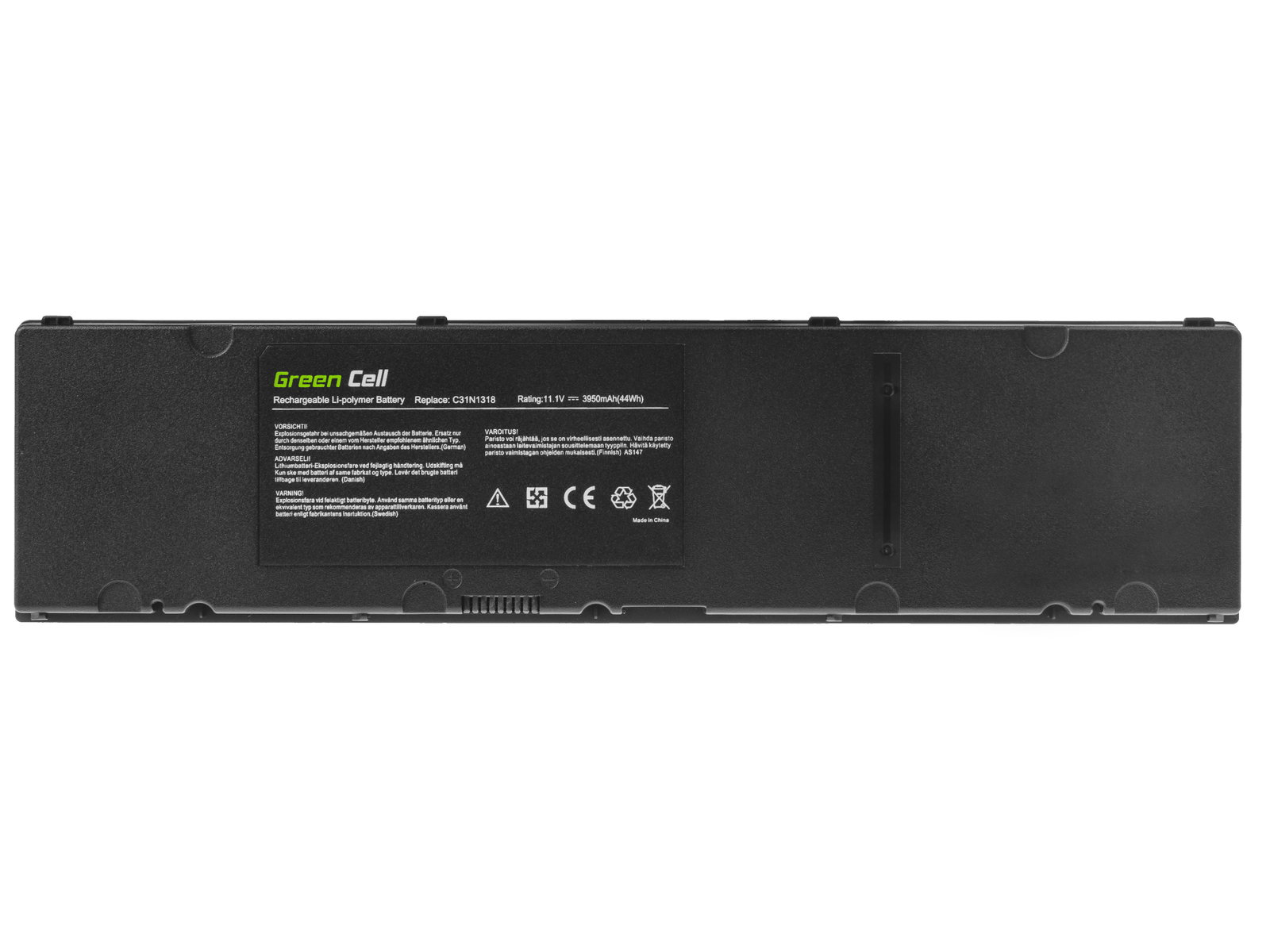 Greencell Laptop Battery C31N1318 for AsusPRO PU301 11.1V 3950mAh