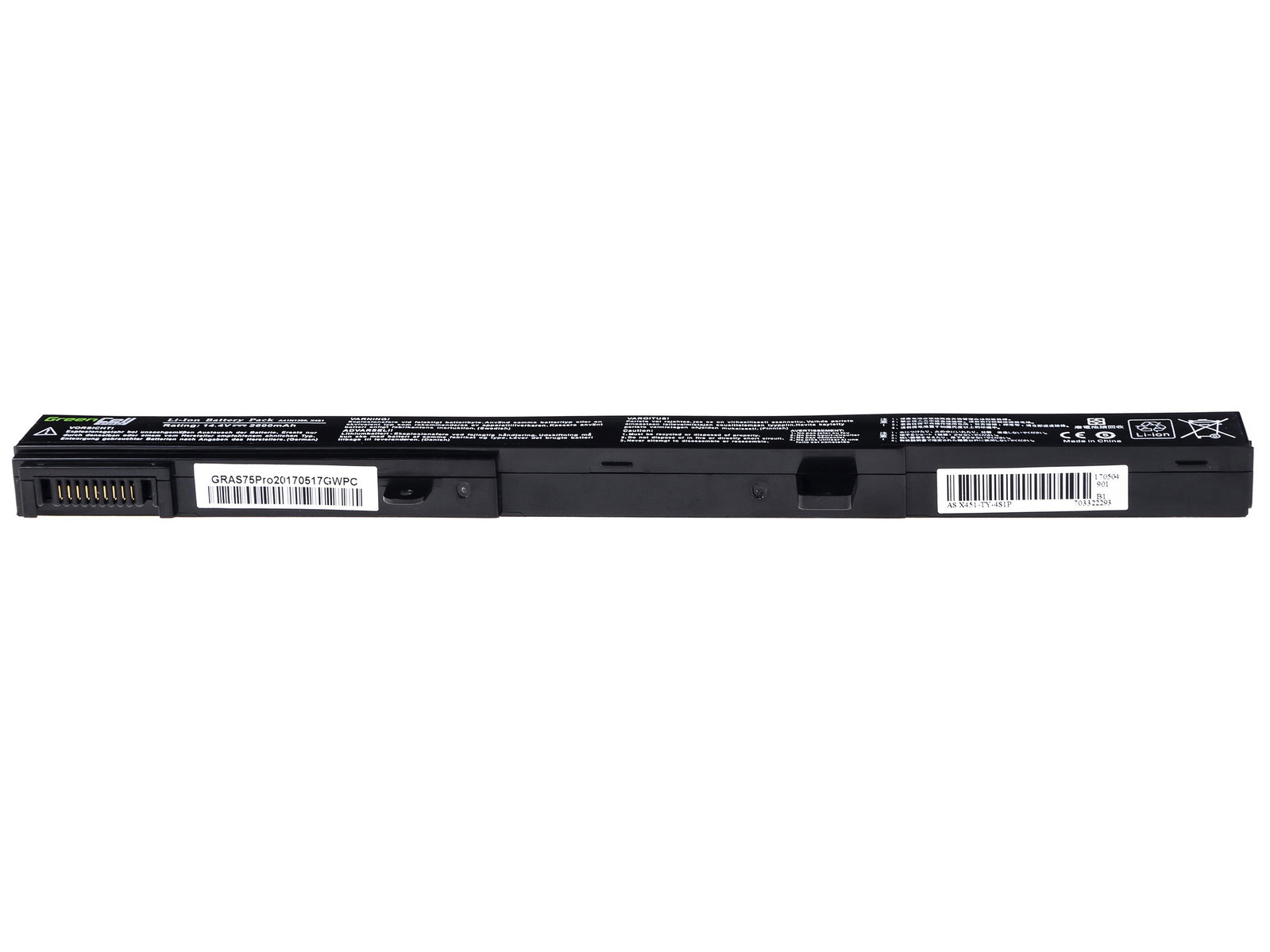 Greencell PRO Laptop Battery for Asus 550 750 11.4V 2600mAh
