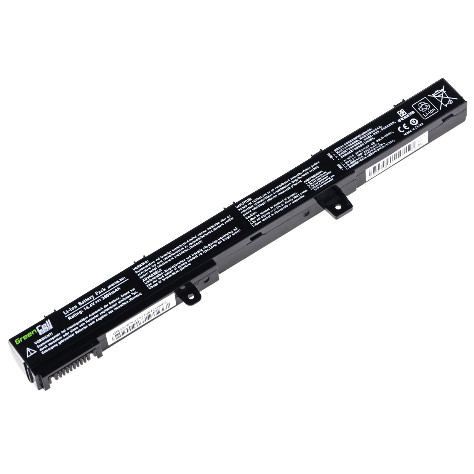 Greencell PRO Laptop Battery for Asus 550 750 11.4V 2600mAh
