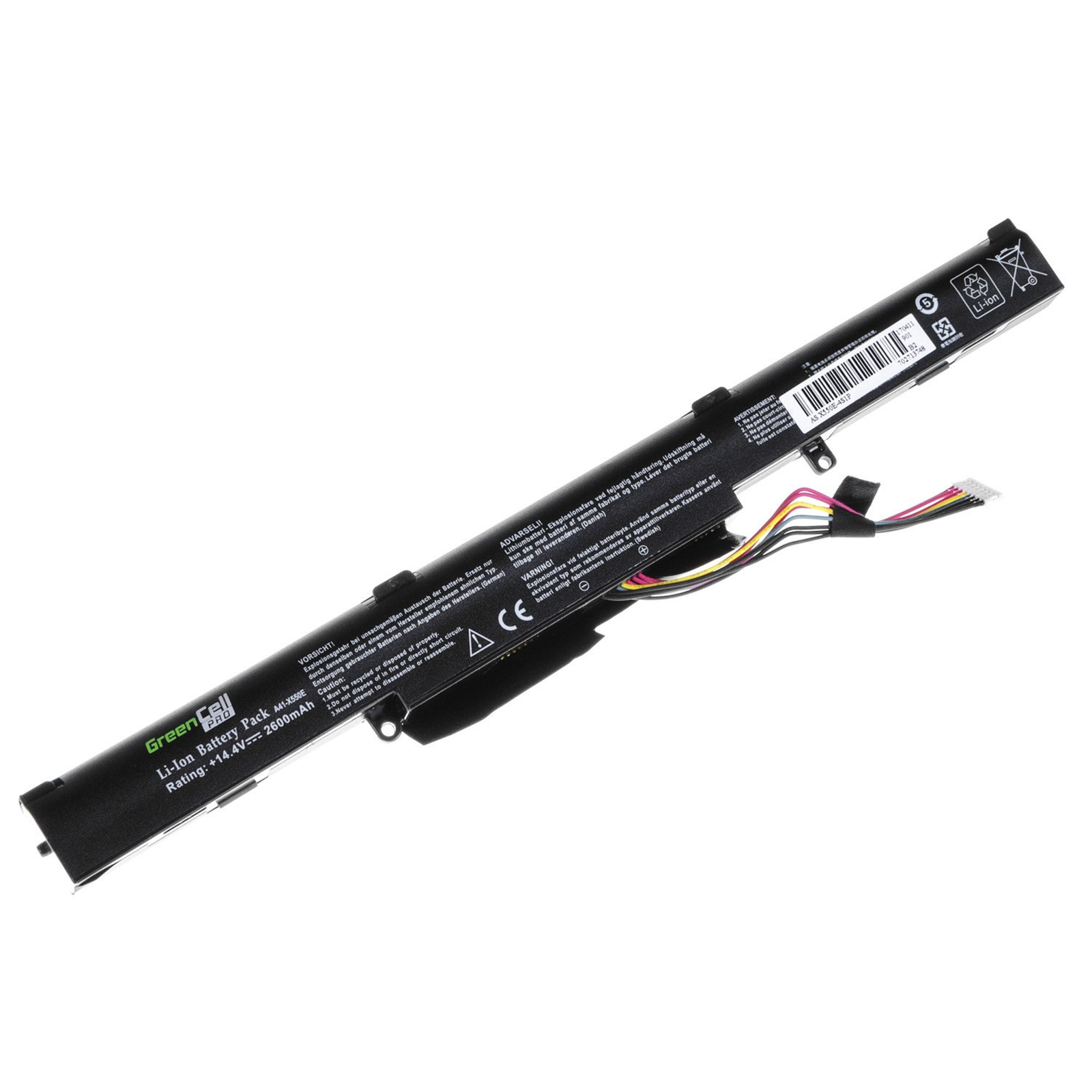 Greencell PRO Laptop Battery for Asus 550 750 11.4V 2600mAh