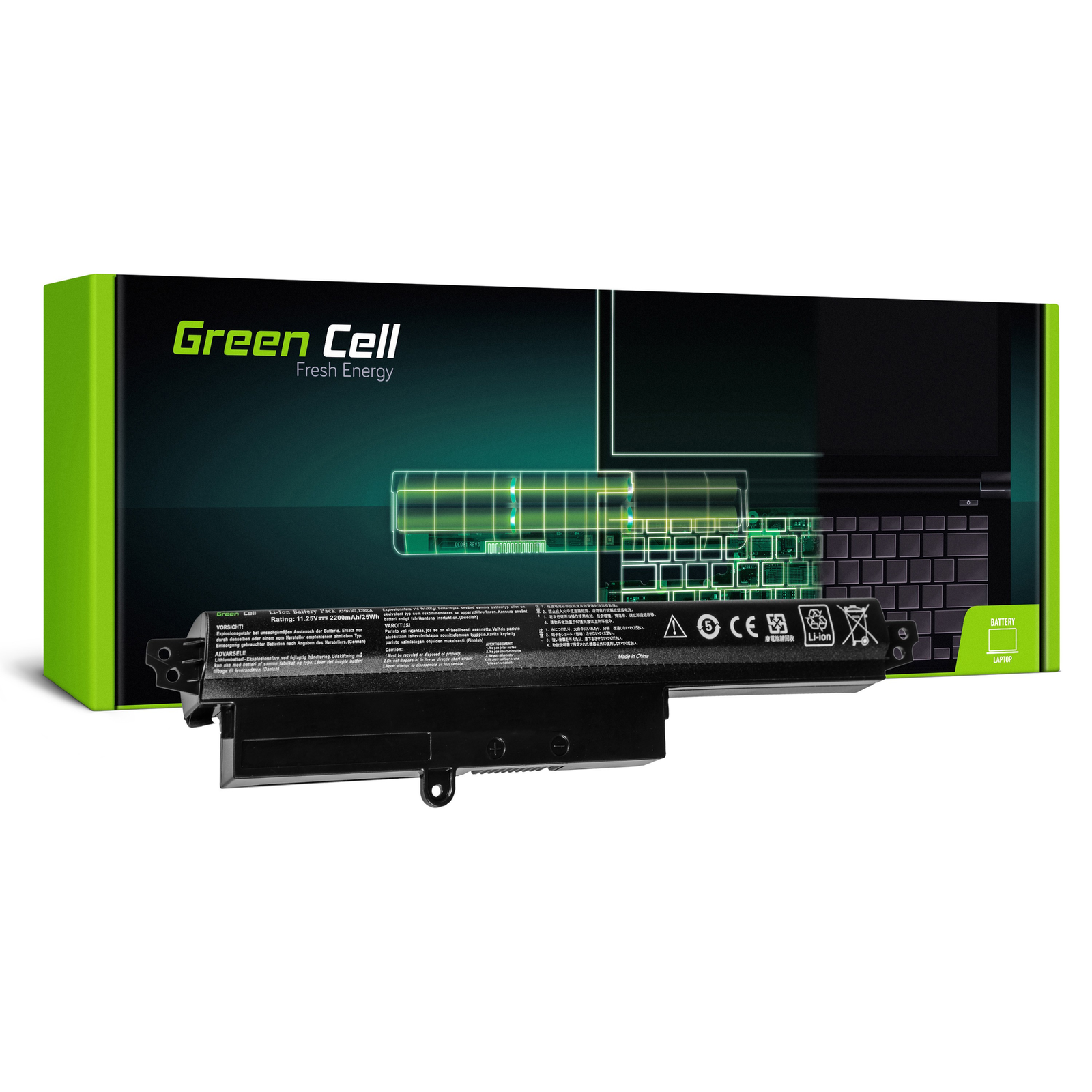 Greencell Laptop Battery for Asus X200 X200C X200CA X200L X200LA 11.25V 2200mAh