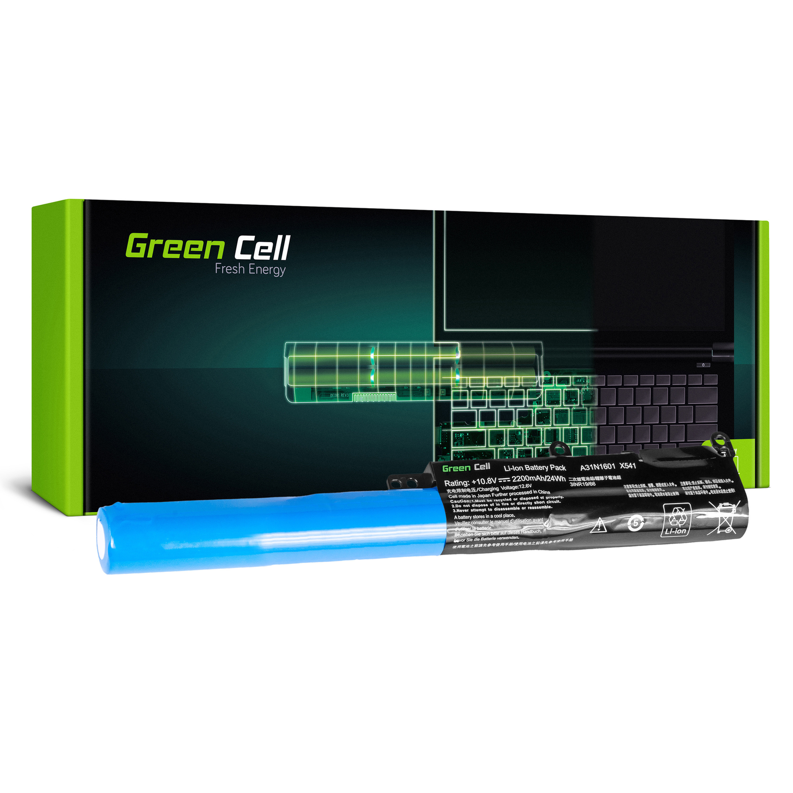 Greencell Laptop Battery for Asus Vivobook Max 541 11.1V 2200mAh