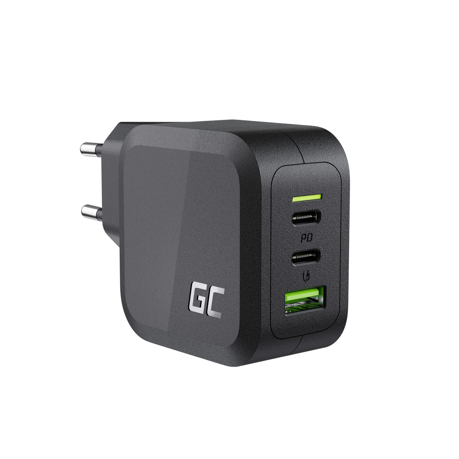 Greencell PowerGaN USB-Chager QuickCharge 3.0 3 Ports 65W