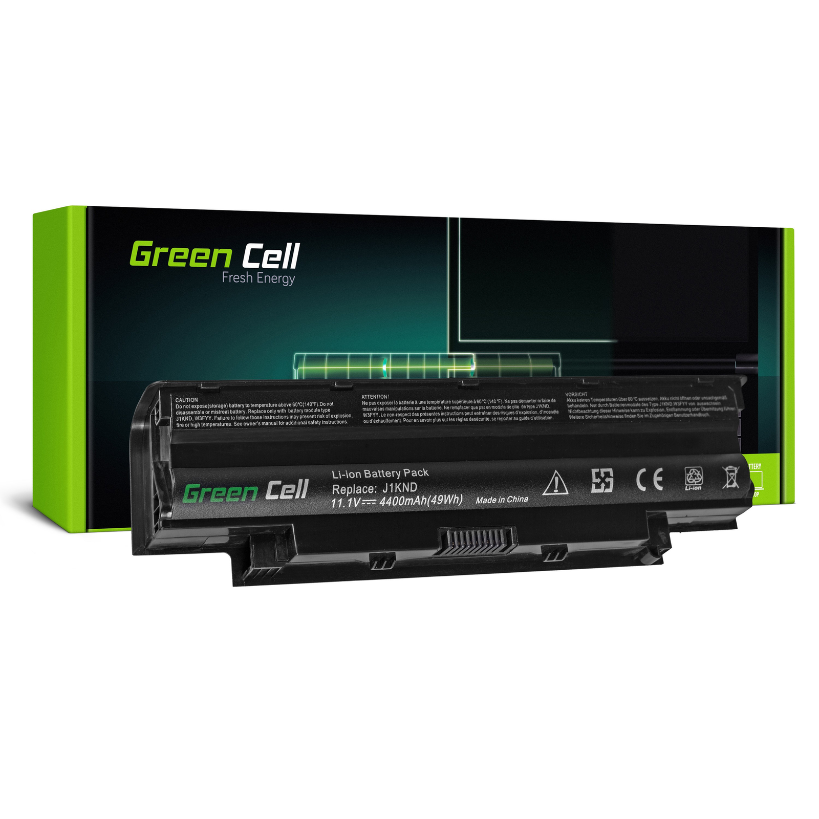 Greencell Laptop Battery for Dell Inspiron N3010 N5010 13R 15R 11.1V 4400mAh