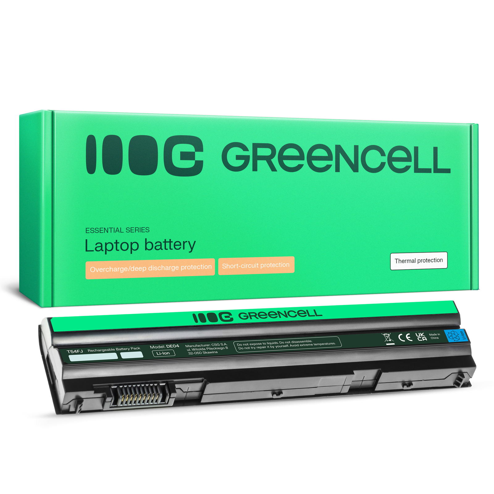 Greencell Laptop Battery for Dell Latitude E5520 E6530 11.1V 4400mAh