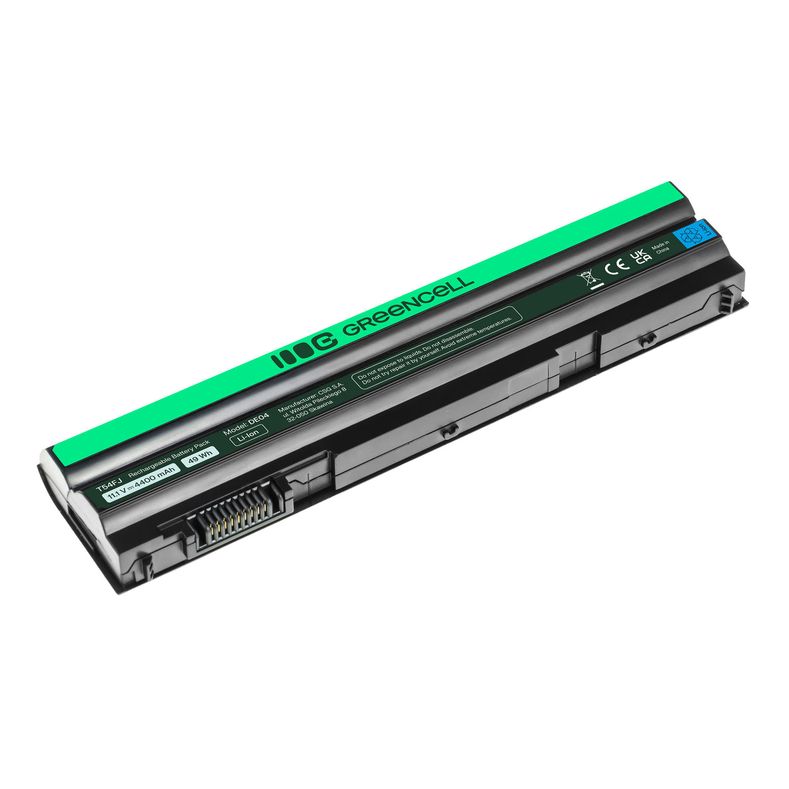 Greencell Laptop Battery for Dell Latitude E5520 E6530 11.1V 4400mAh