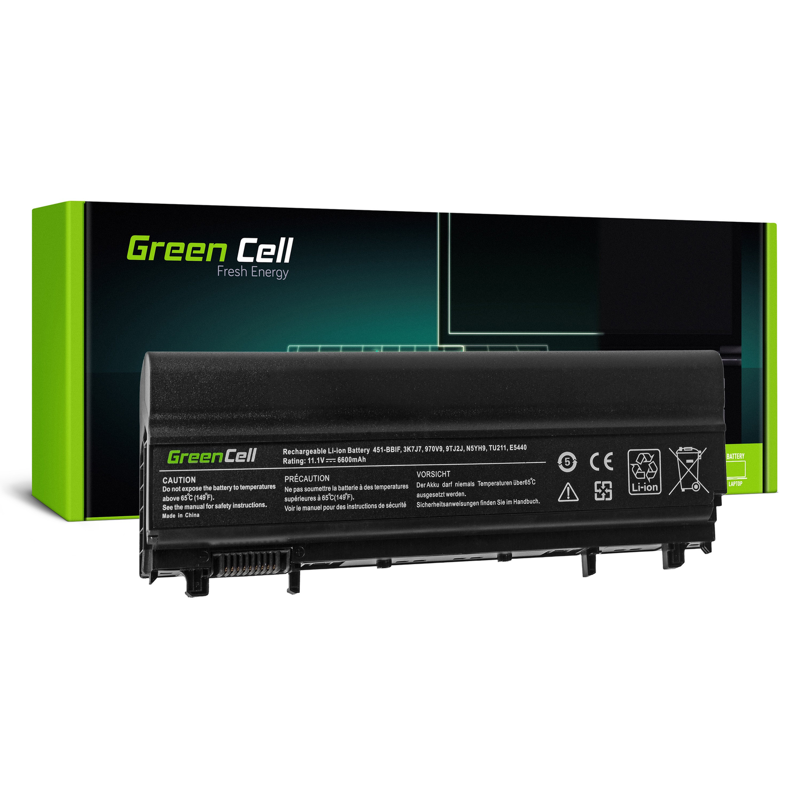 Greencell Laptop Battery for Dell Latitude E5440 E5540 P44G 11.1V 6600mAh