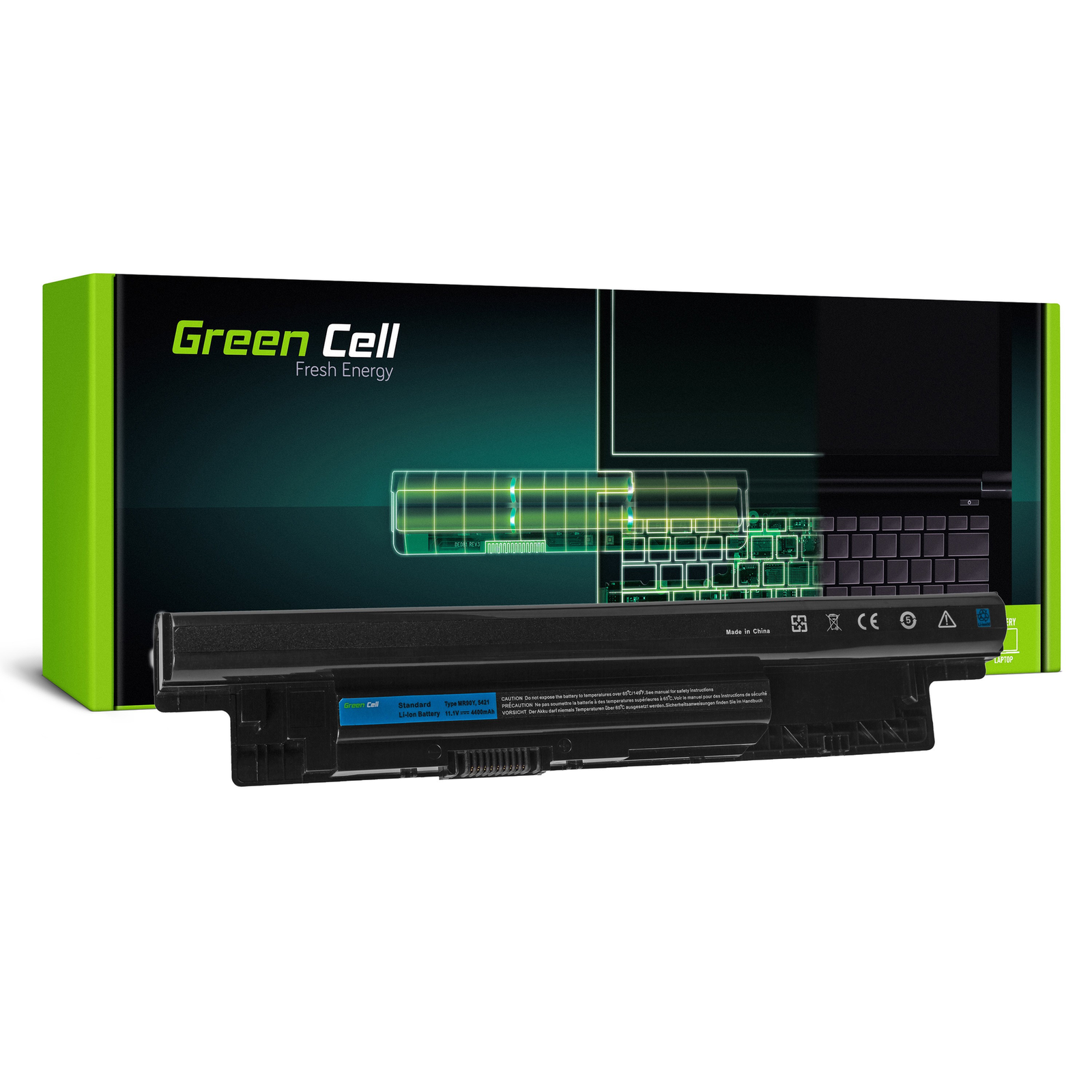 Greencell Laptop Battery for Inspiron 3521 5521 5537 5721 11.1V 4400mAh