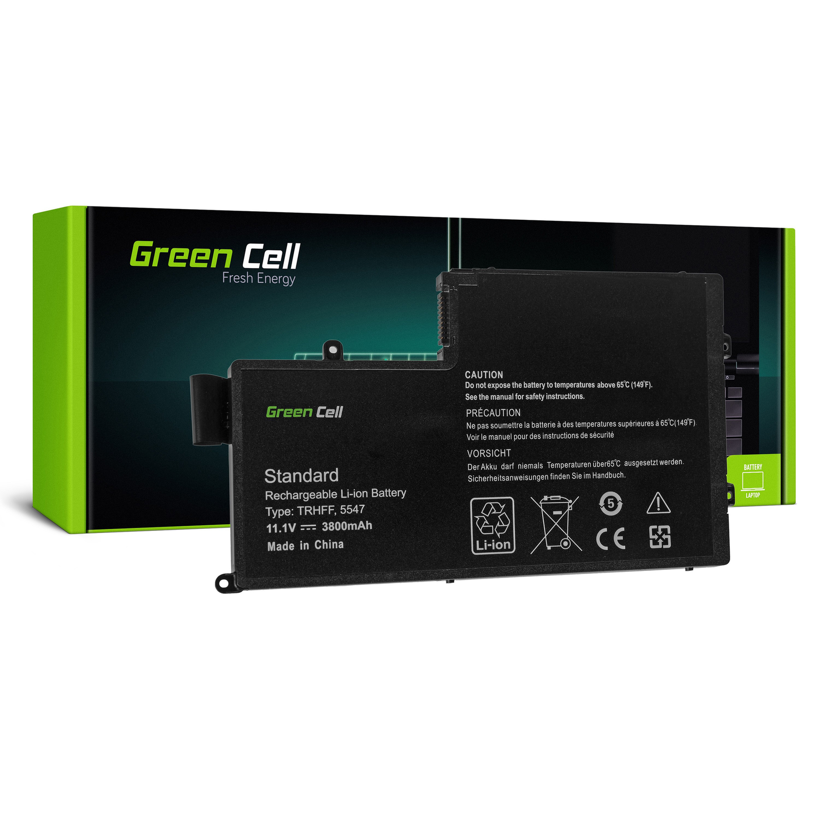 Greencell Laptop Battery for Dell Inspiron 15 5542 5548 11.1V 3400mAh