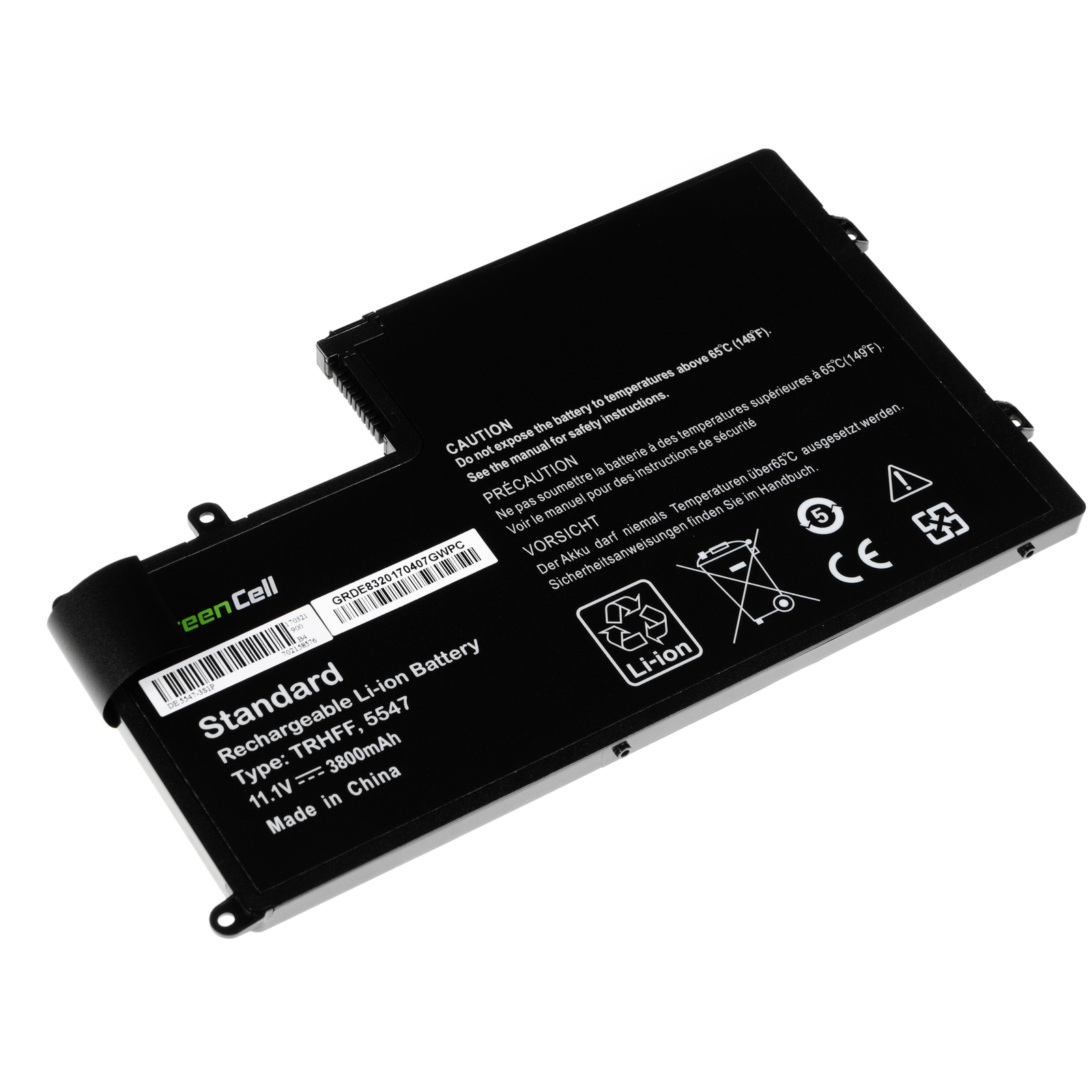 Greencell Laptop Battery for Dell Inspiron 15 5542 5548 11.1V 3400mAh