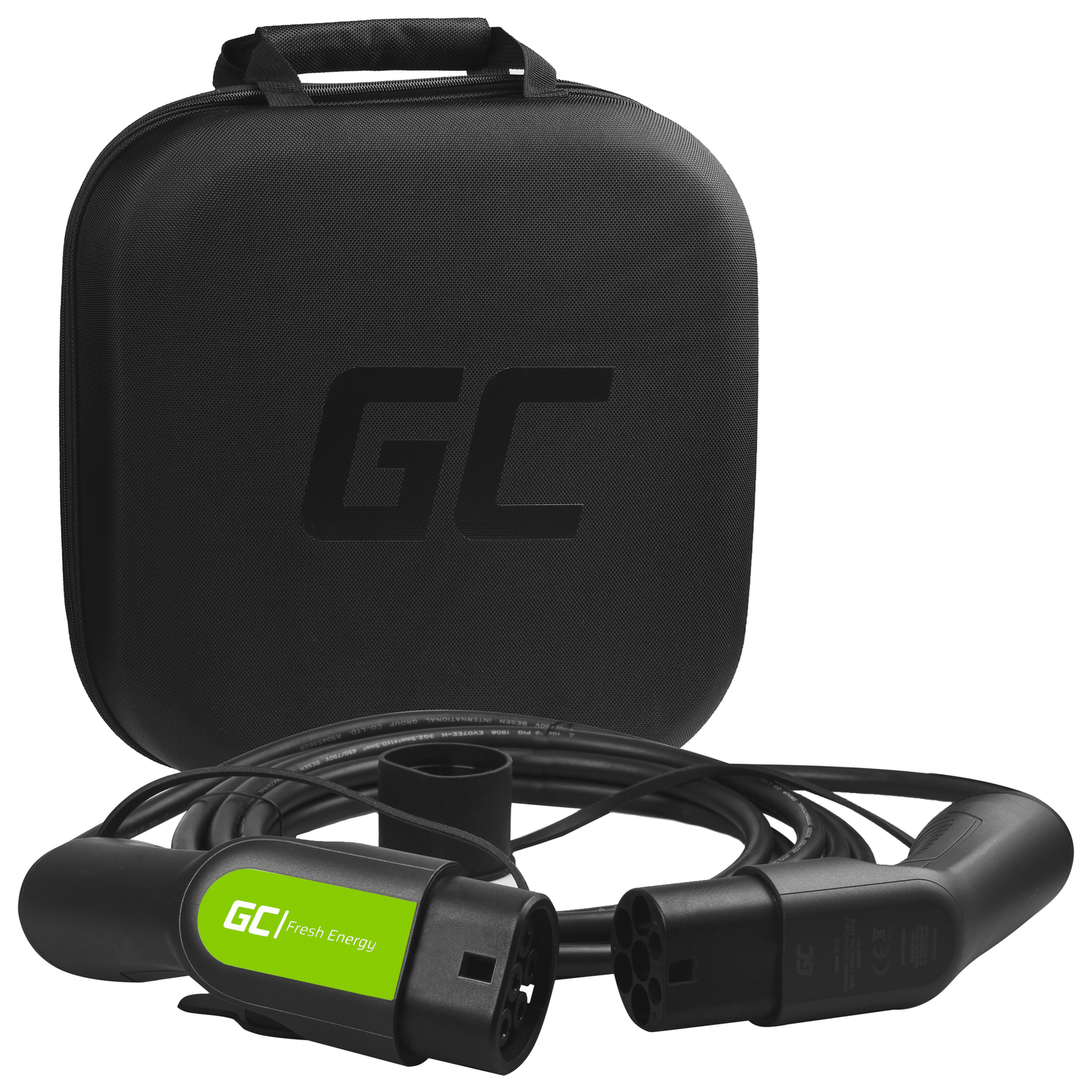 Greencell Charger Cable for E-Vehicle Type 2 3.6kW 16A 5m