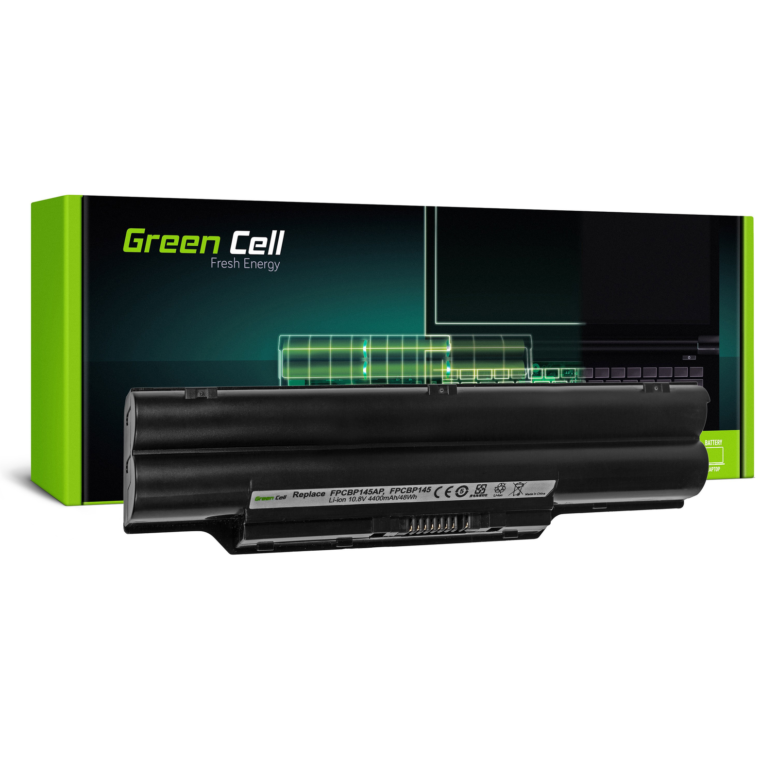 Greencell Laptop Battery for Fujitsu LifeBook 11.1V 4400mAh