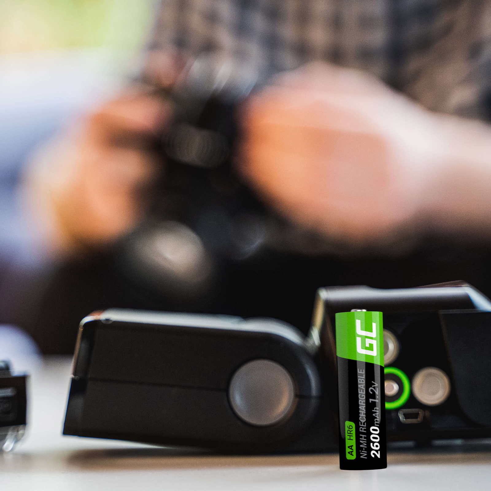 Greencell 4x AA Batteries Rechargeable HR6 2600mAh