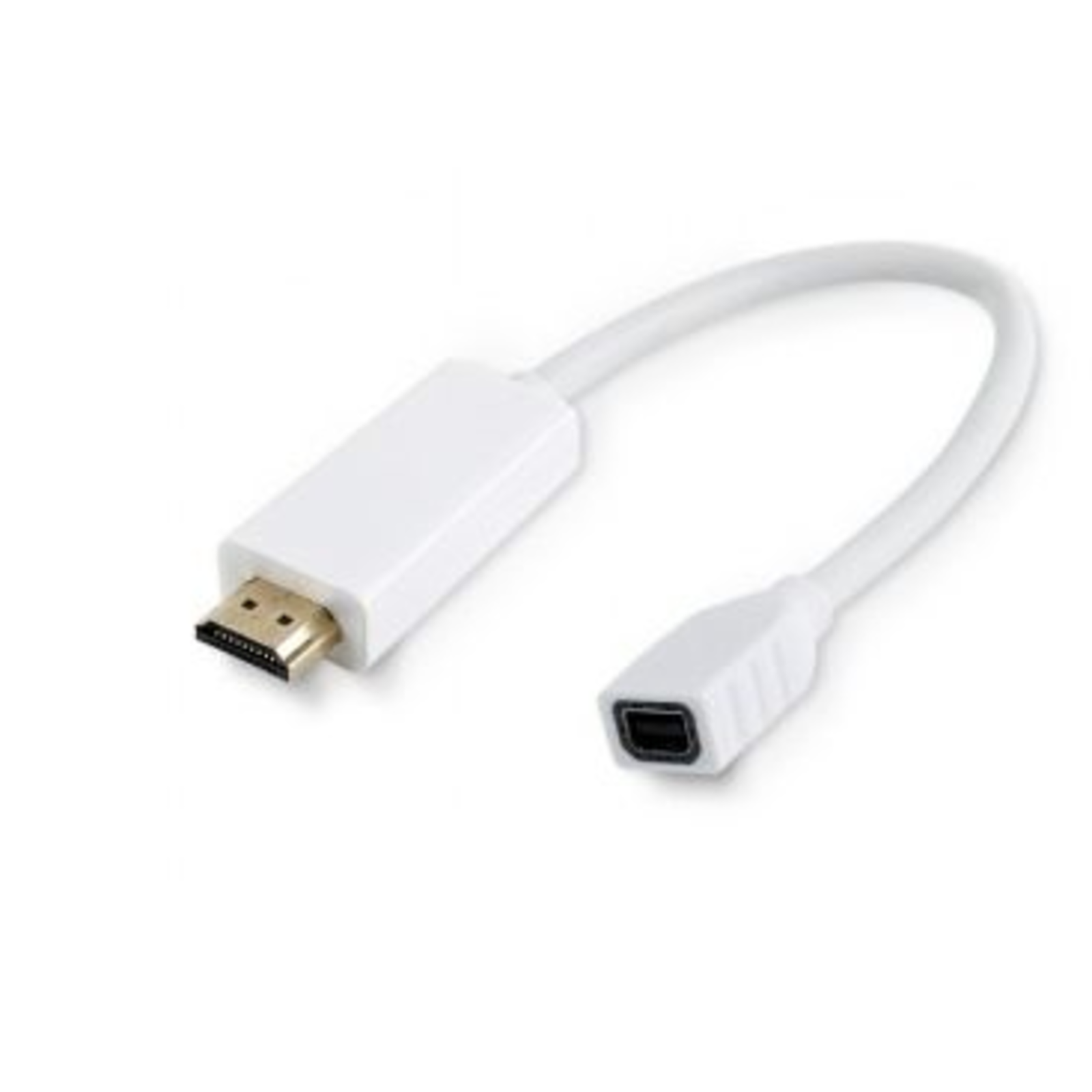 Micro Connect Adapter Mini DP to HDMI F-M Cable Lenght 10cm White