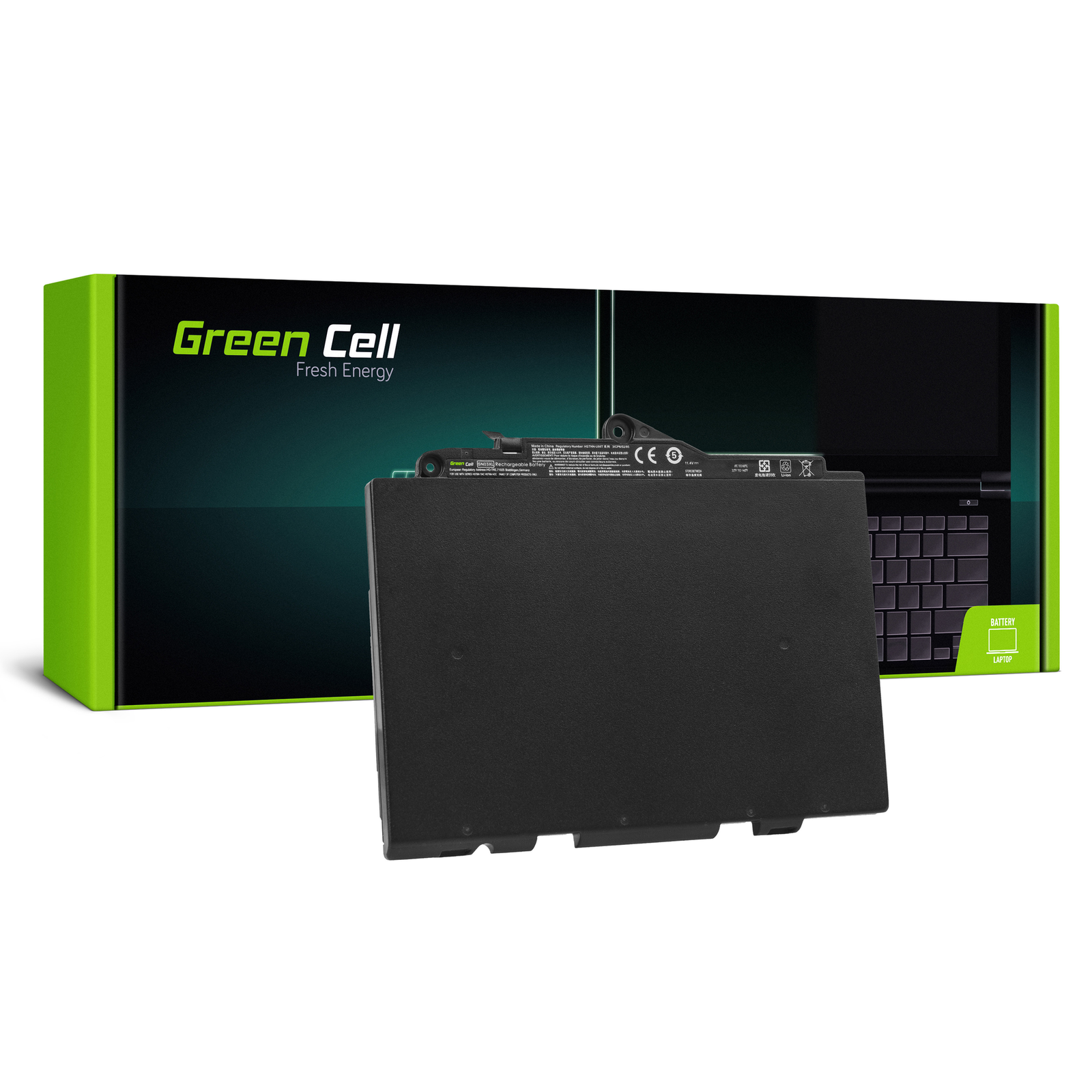 Greencell Laptop Battery for HP EliteBook 725 820 G3 11.4V 2800mAh