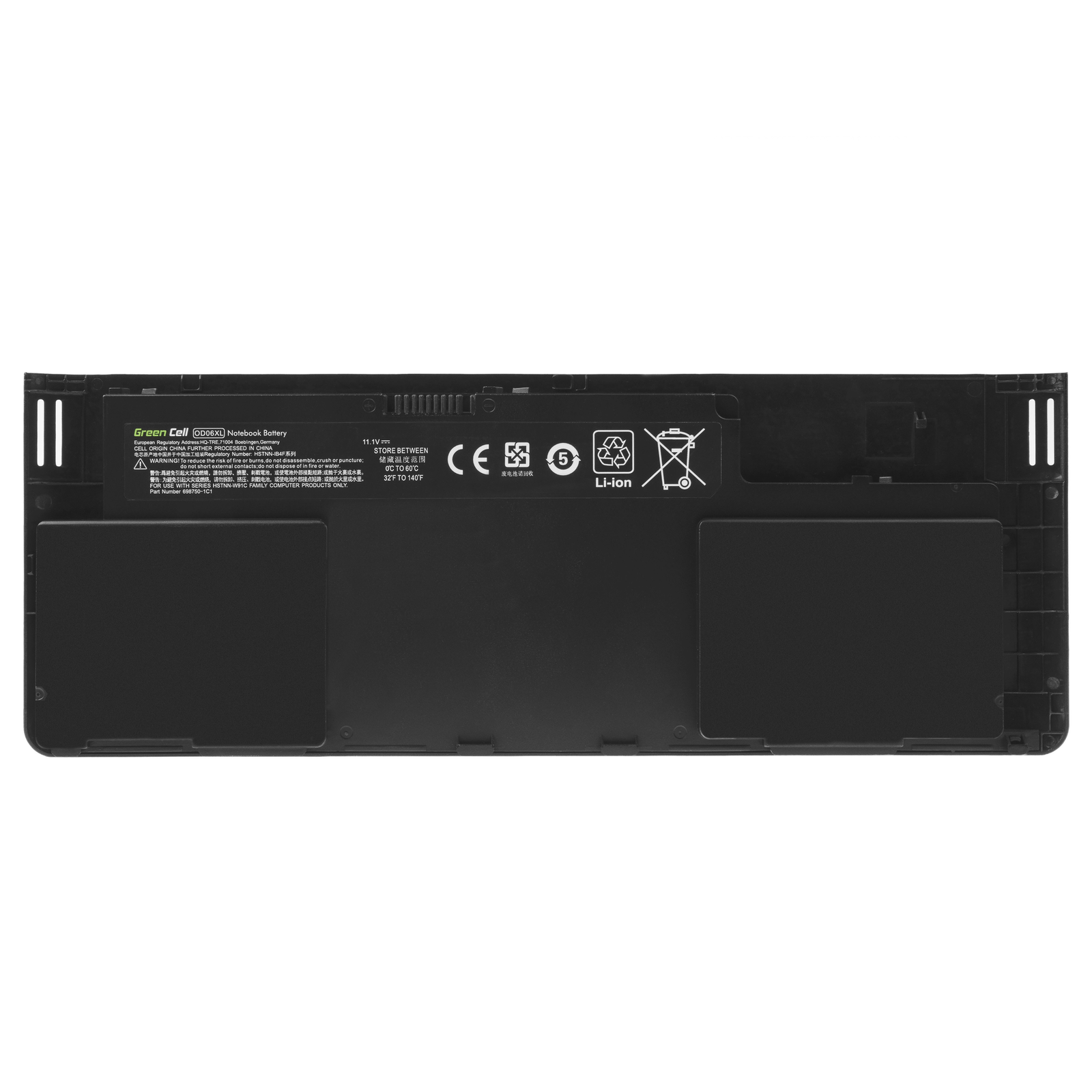 Greencell Laptop Battery OD06XL HSTNN-IB4F for EliteBook 810 G1 11.1V 3400mAh