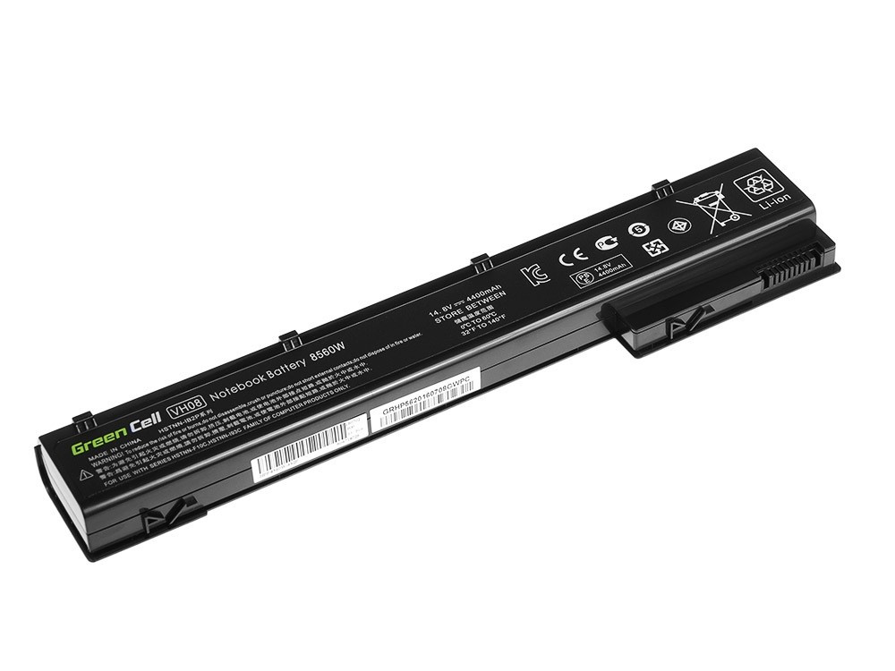 Greencell Laptop Battery for HP EliteBook 8560w 8570w 8760w 8770w 14.4V 4400mAh